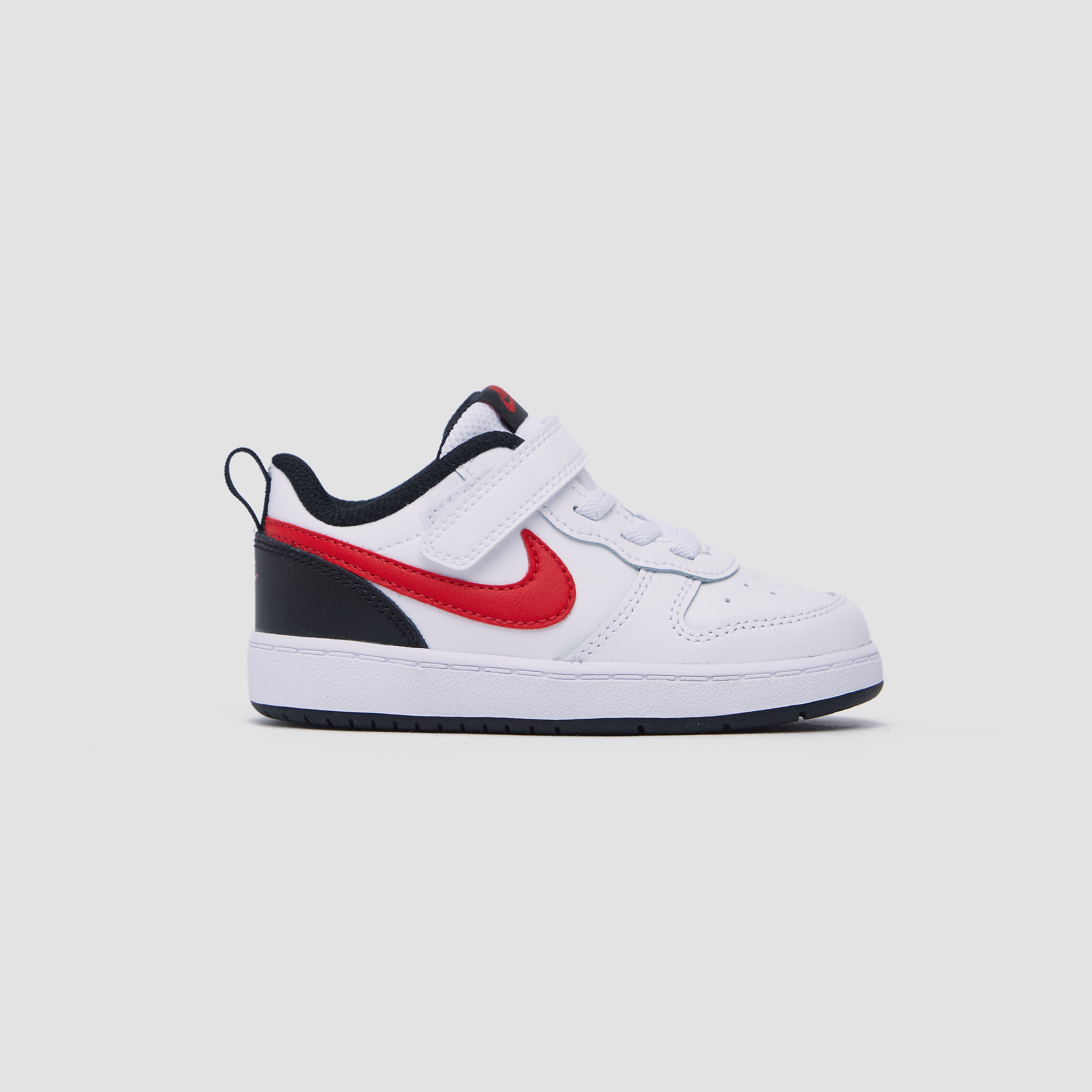 Nike Nike court borough low 2 sneakers wit/rood kinderen kinderen