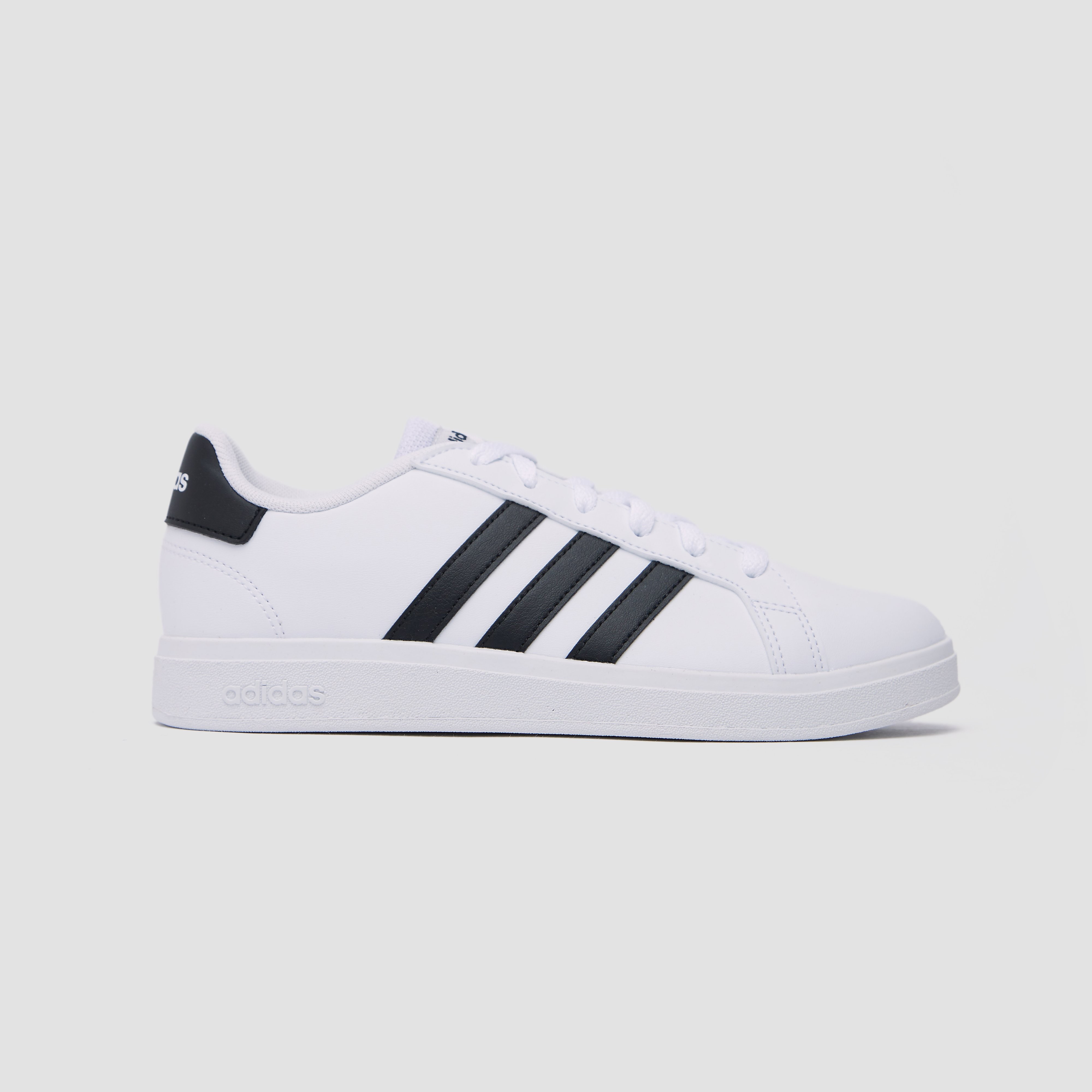 Image of adidas Adidas grand court lifestyle tennis lace-up sneakers wit/zwart  | Kinder sneakers