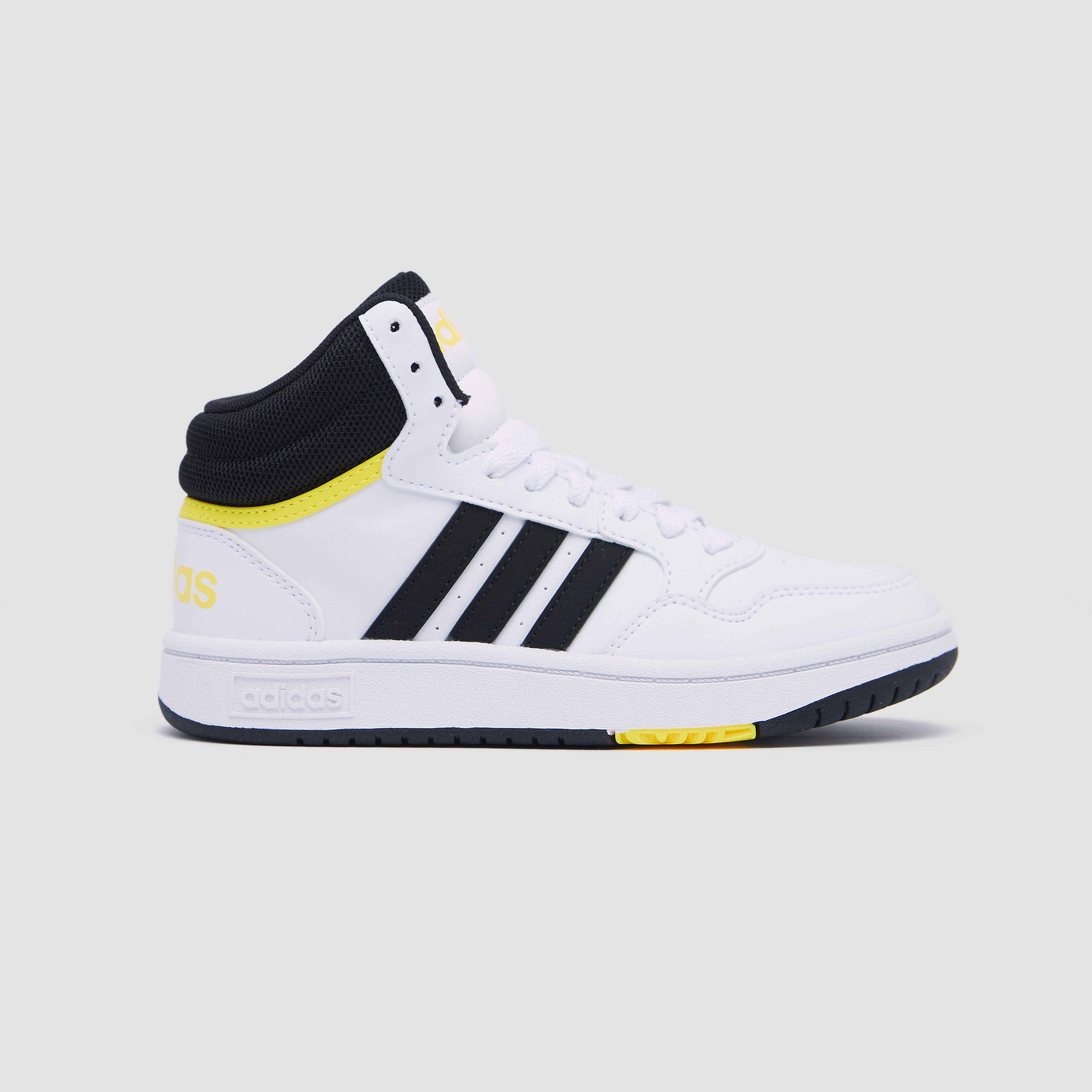 adidas Adidas hoops mid 3.0 sneakers wit/geel kinderen kinderen