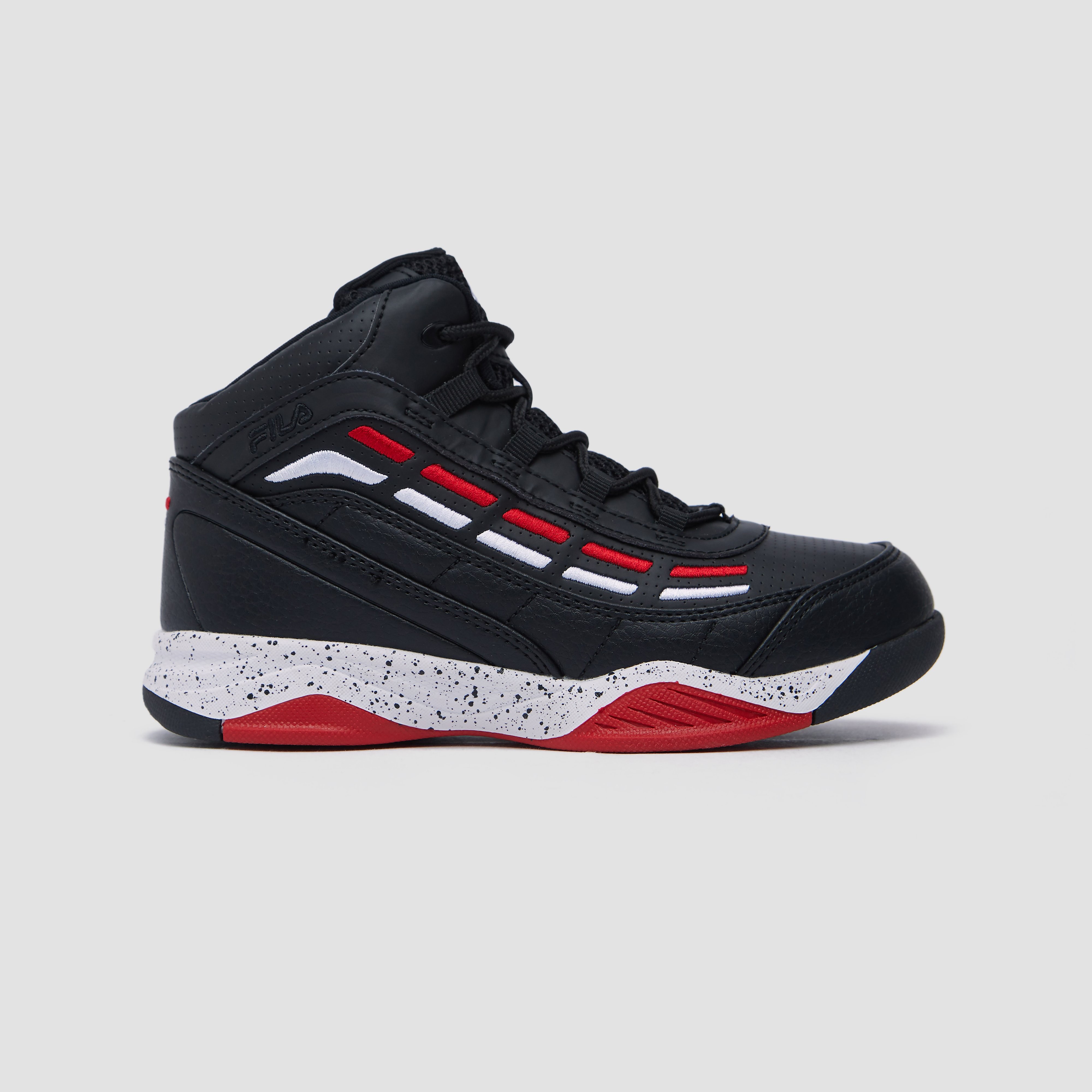 Image of Fila Fila spitfire 3 sneakers zwart/rood  | Kinder sneakers