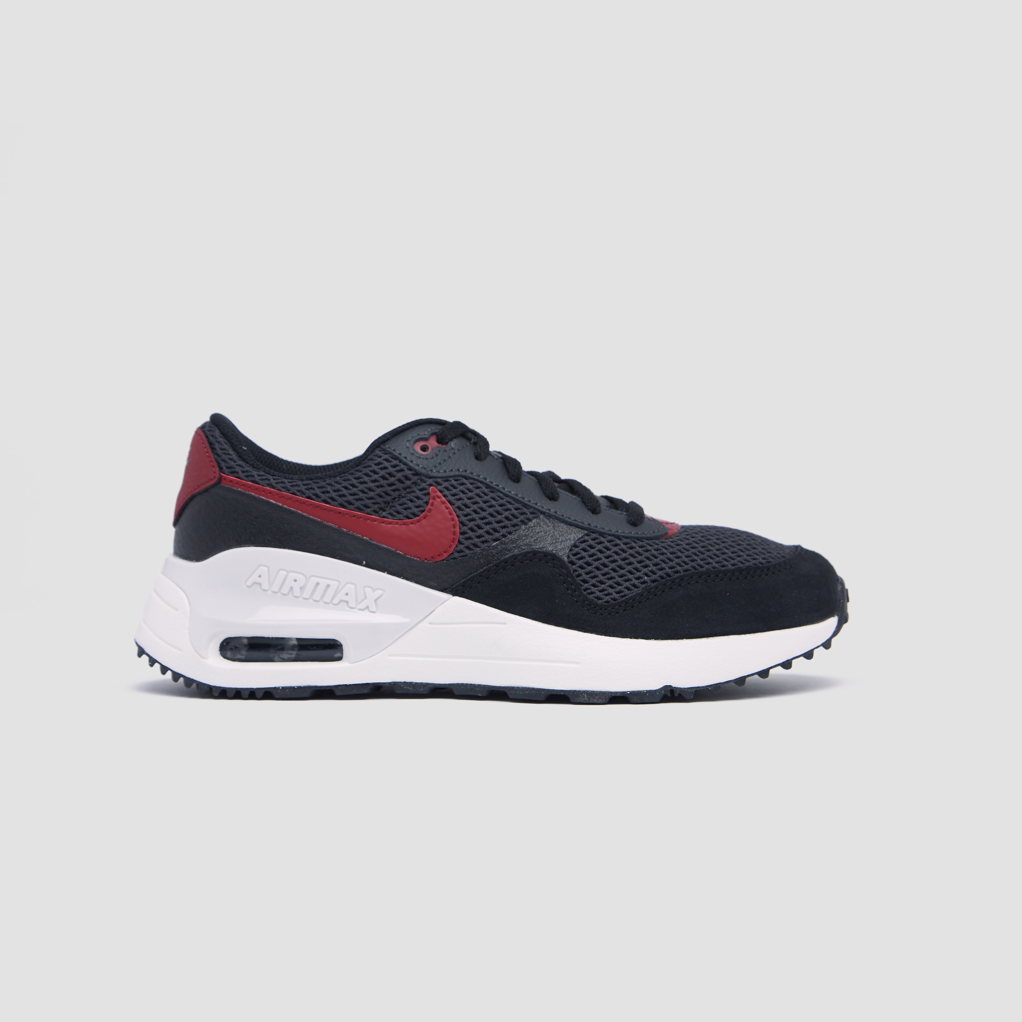 Nike Nike air max systm sneakers zwart/rood kinderen kinderen