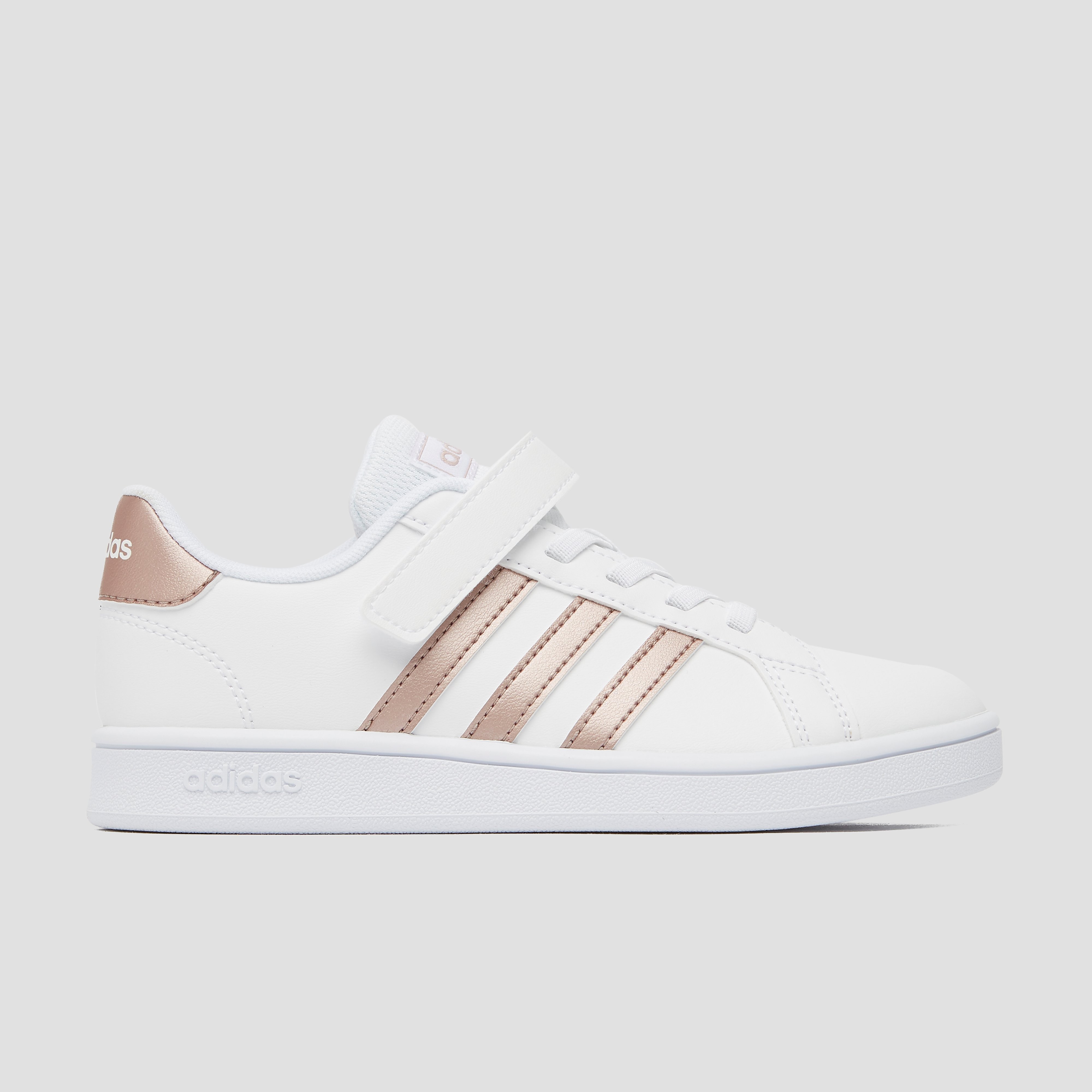 adidas Grand court sneakers wit/goud kinderen Kinderen