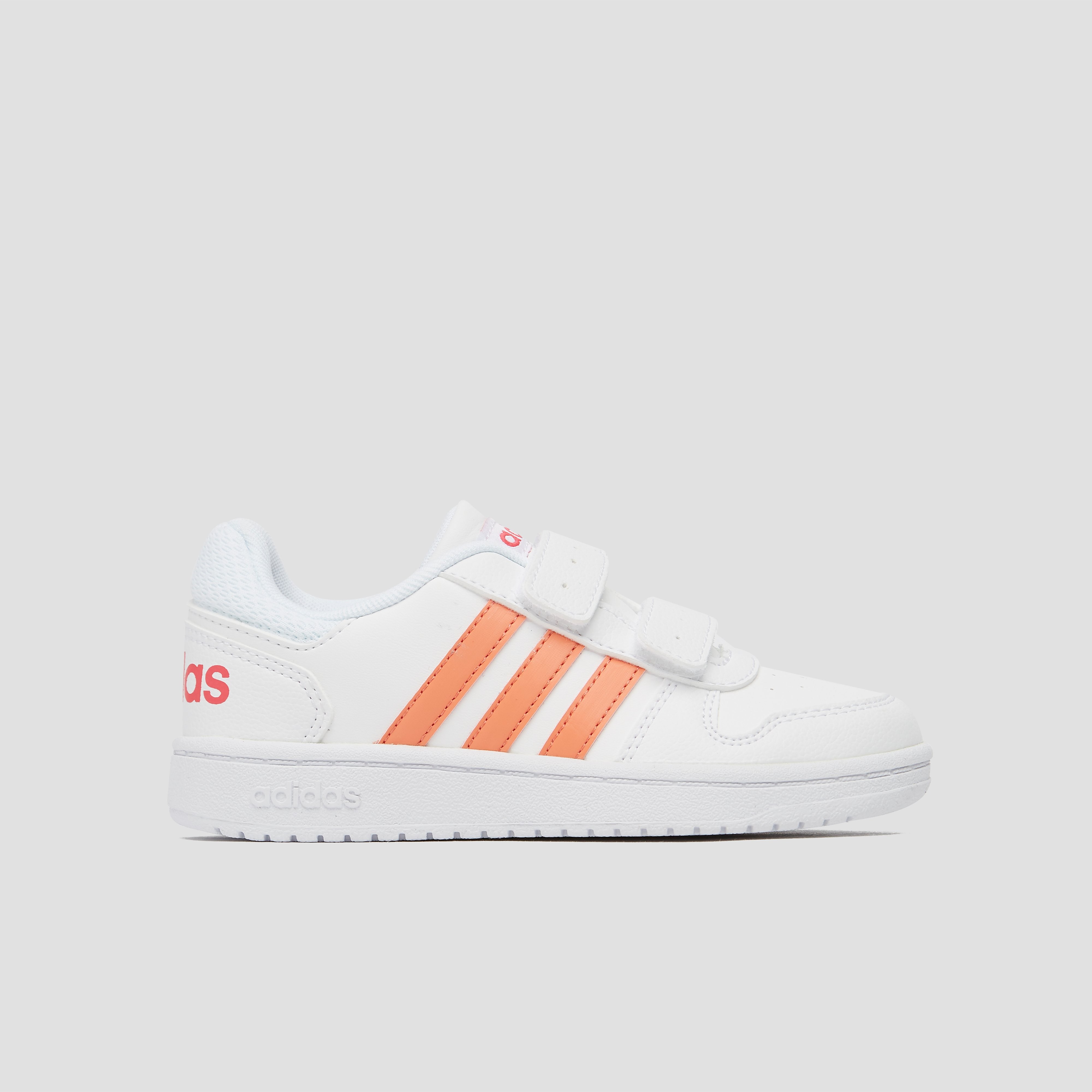 adidas Hoops 2.0 sneakers wit/roze kinderen Kinderen