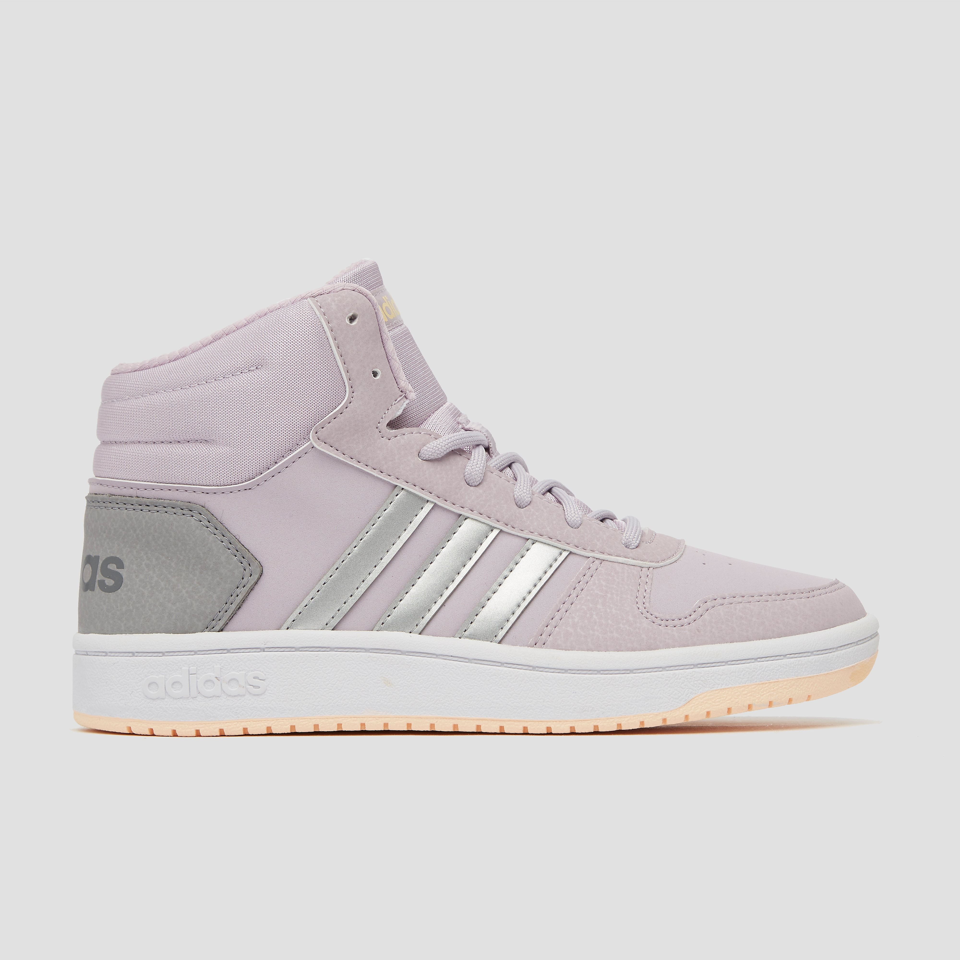 adidas Hoops mid 2.0 sneakers roze/zilver sneakers Kinderen