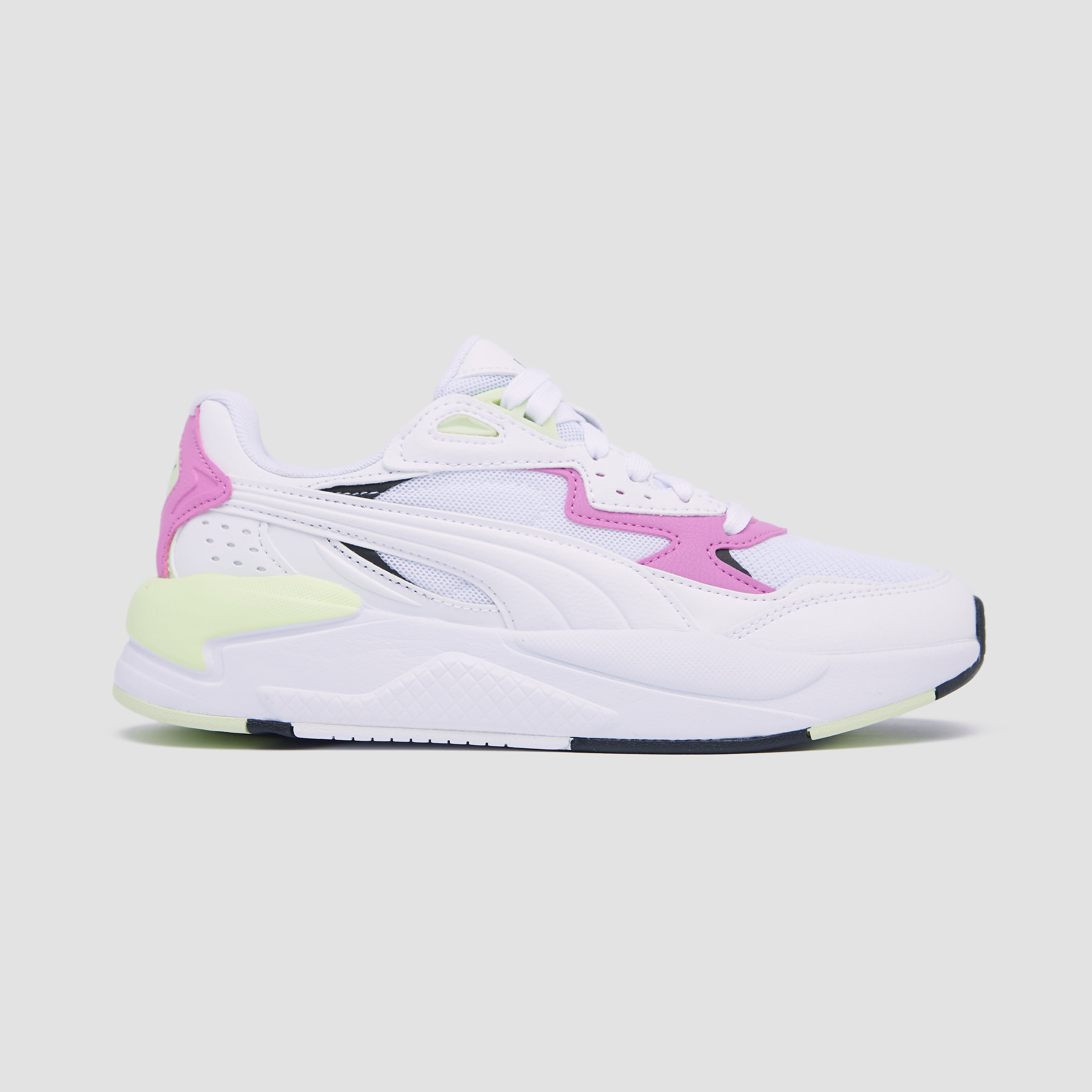 PUMA X-Ray Speed Junior Schoenen Puma White / Mauve Pop / Pistachio / Puma Black - Maat 37