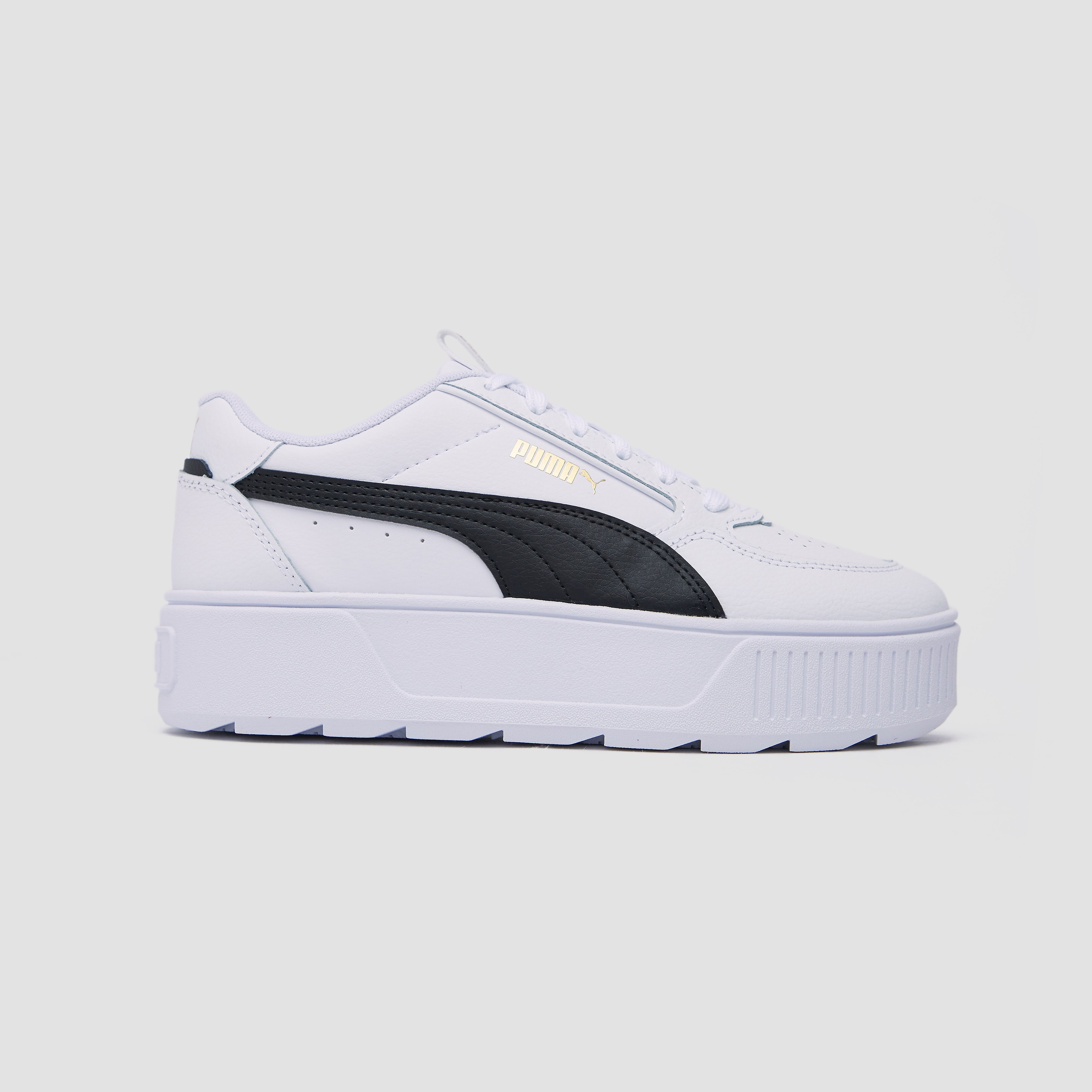 PUMA Karmen Rebelle Jr Dames Sneakers - White/Black - Maat 37.5