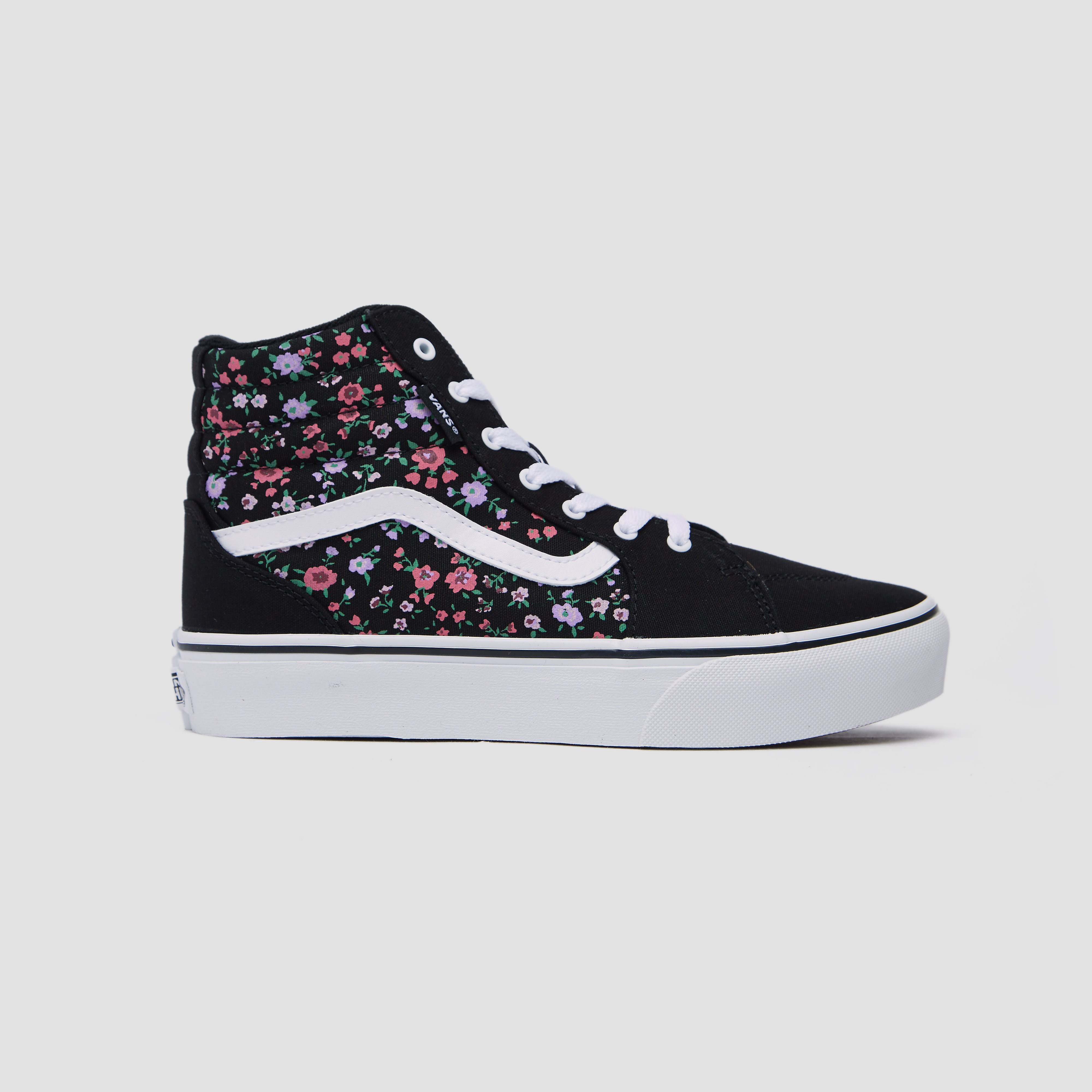 Vans Filmore Hi Platform Floral meisjes sneaker - Zwart multi - Maat 37