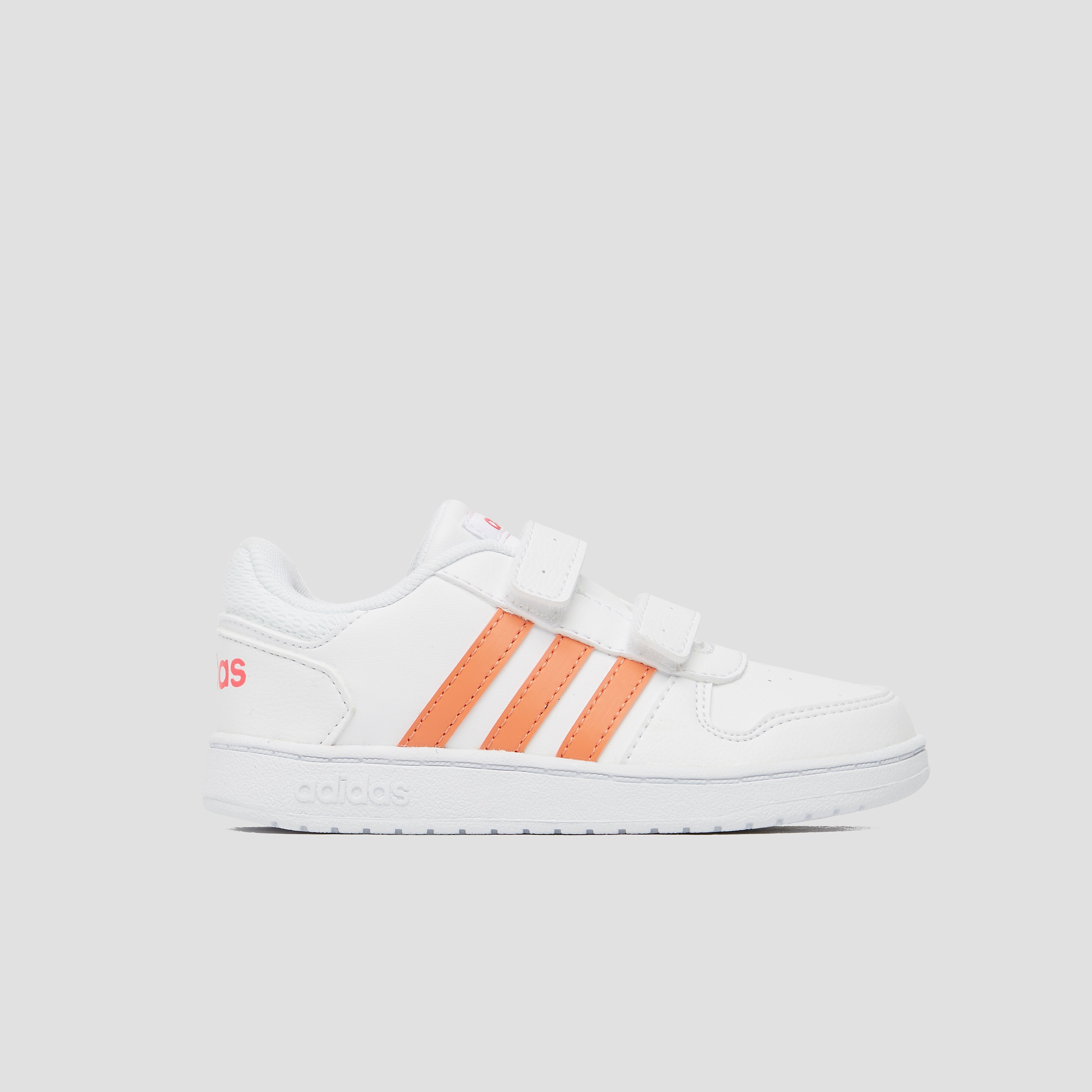 adidas Hoops 2.0 sneakers wit/roze baby Kinderen