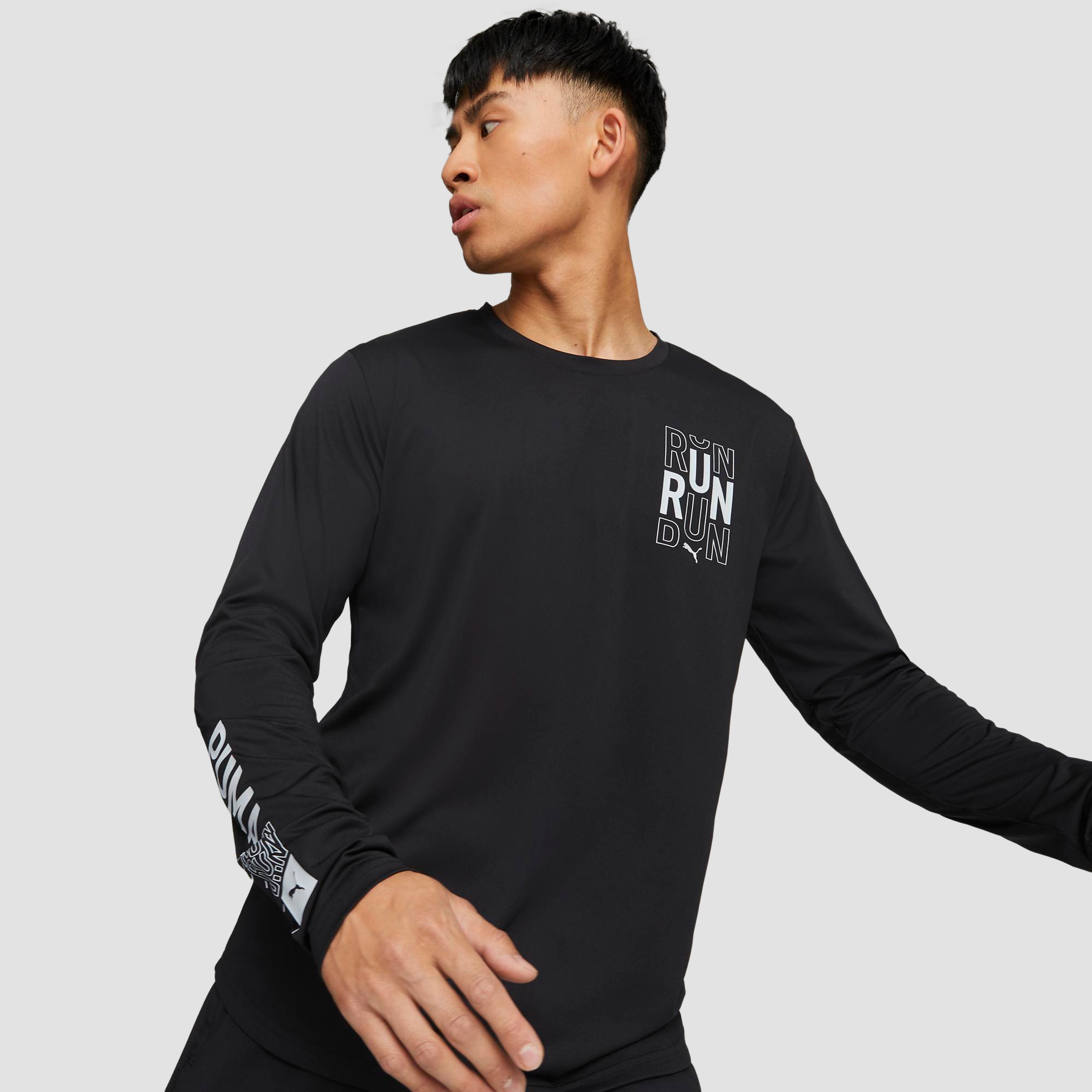 Puma Puma run hardlooptop zwart heren heren