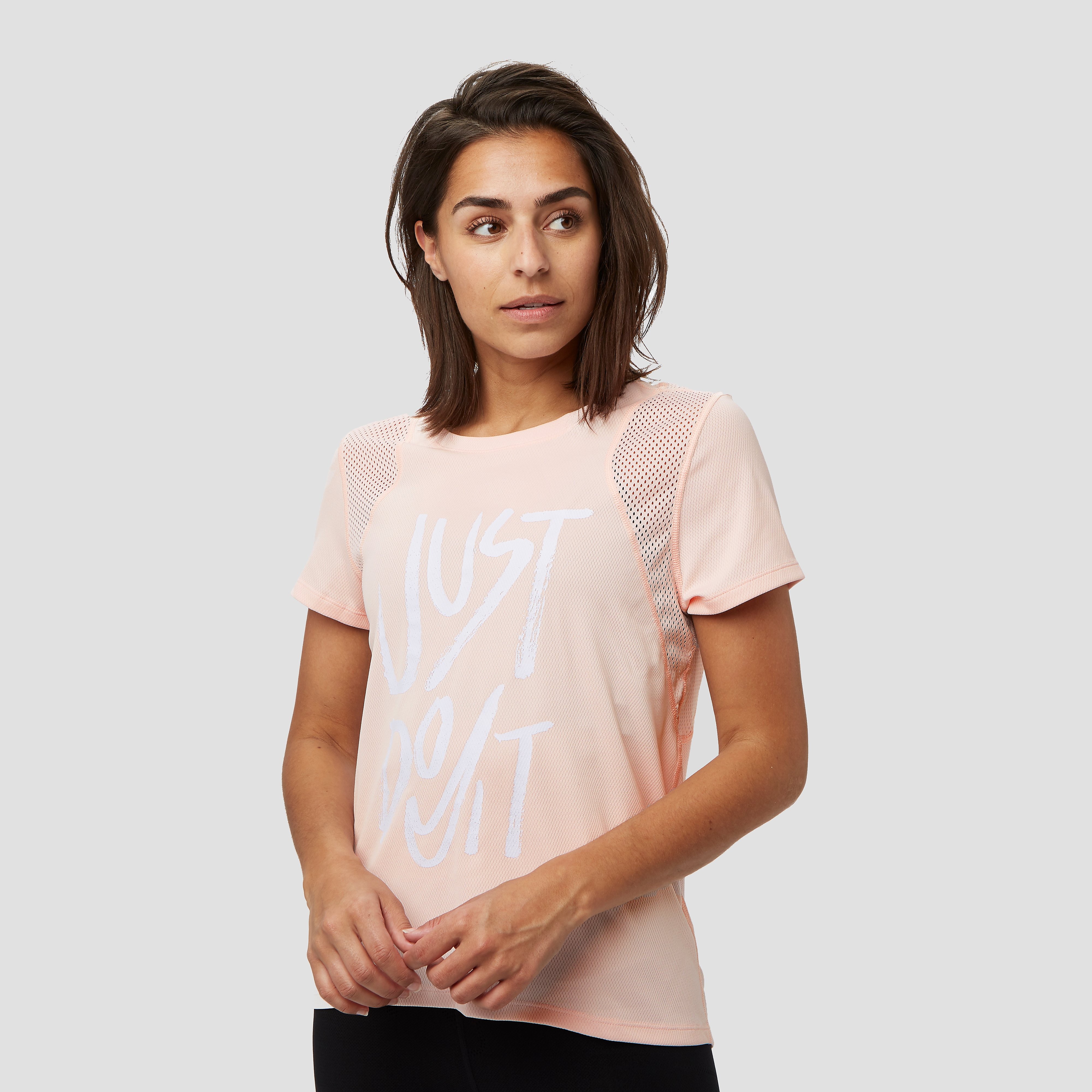 NIKE Run hardloopshirt roze dames Dames