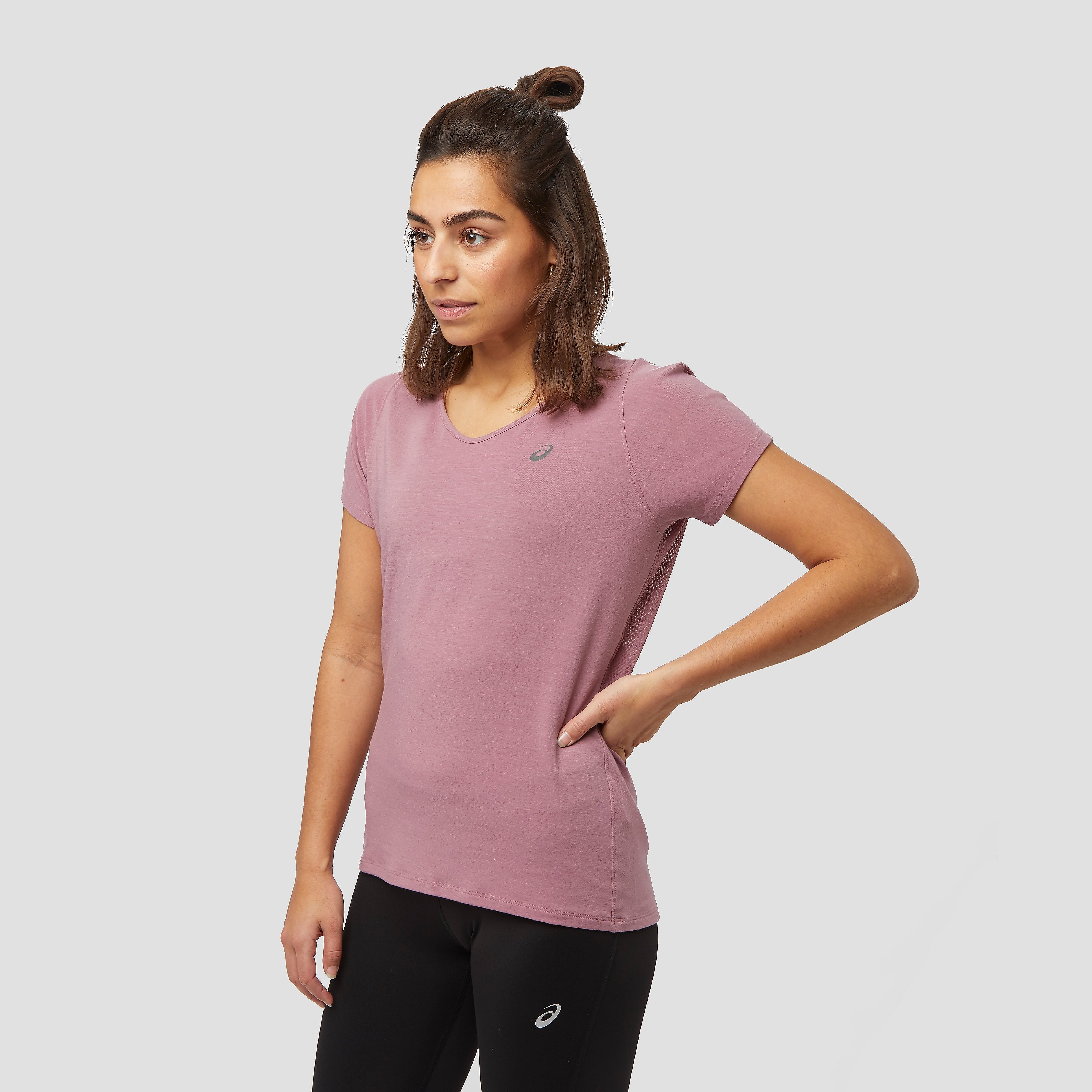 ASICS V-neck hardloopshirt paars dames Dames