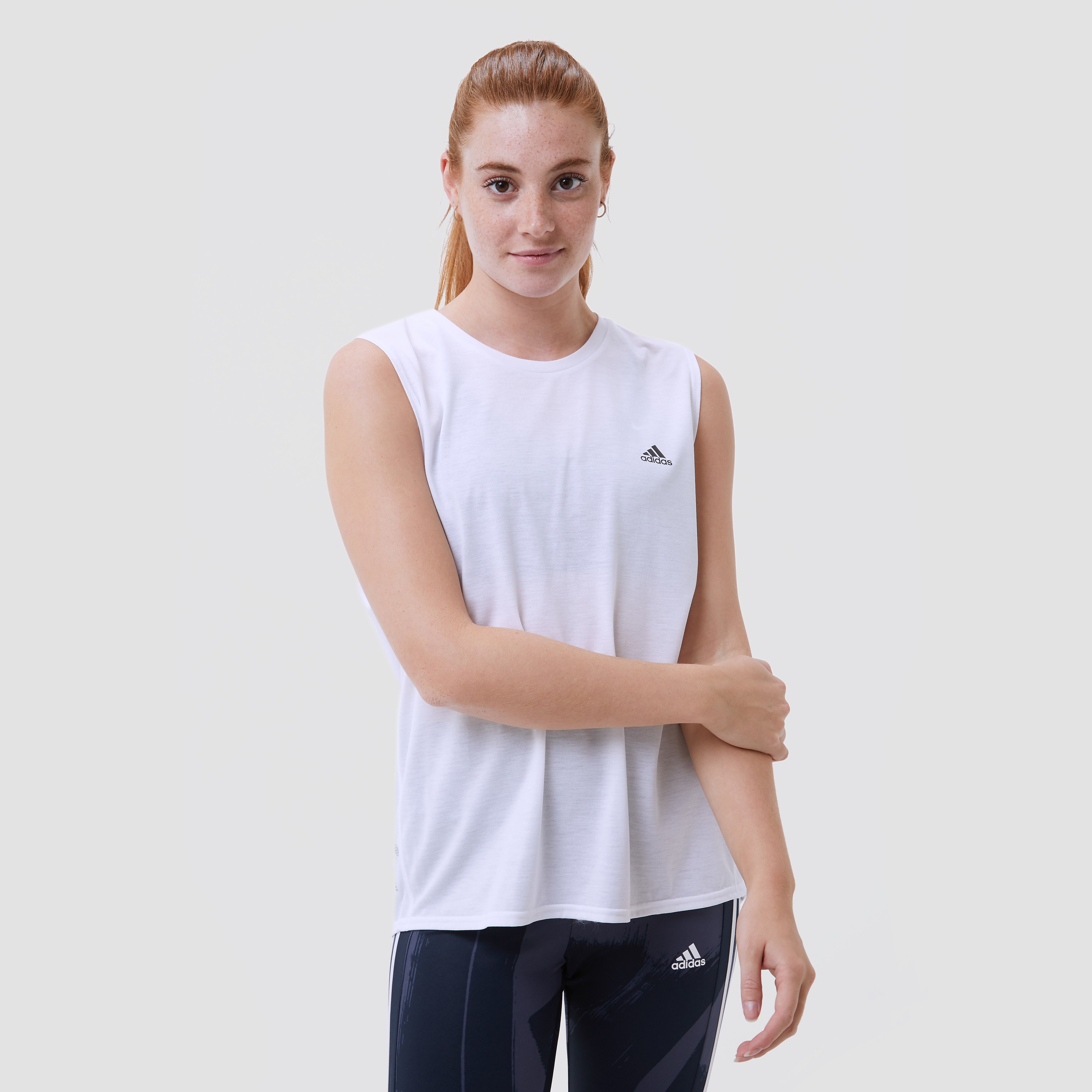 adidas Adidas run icons running muscle hardlooptanktop wit dames dames