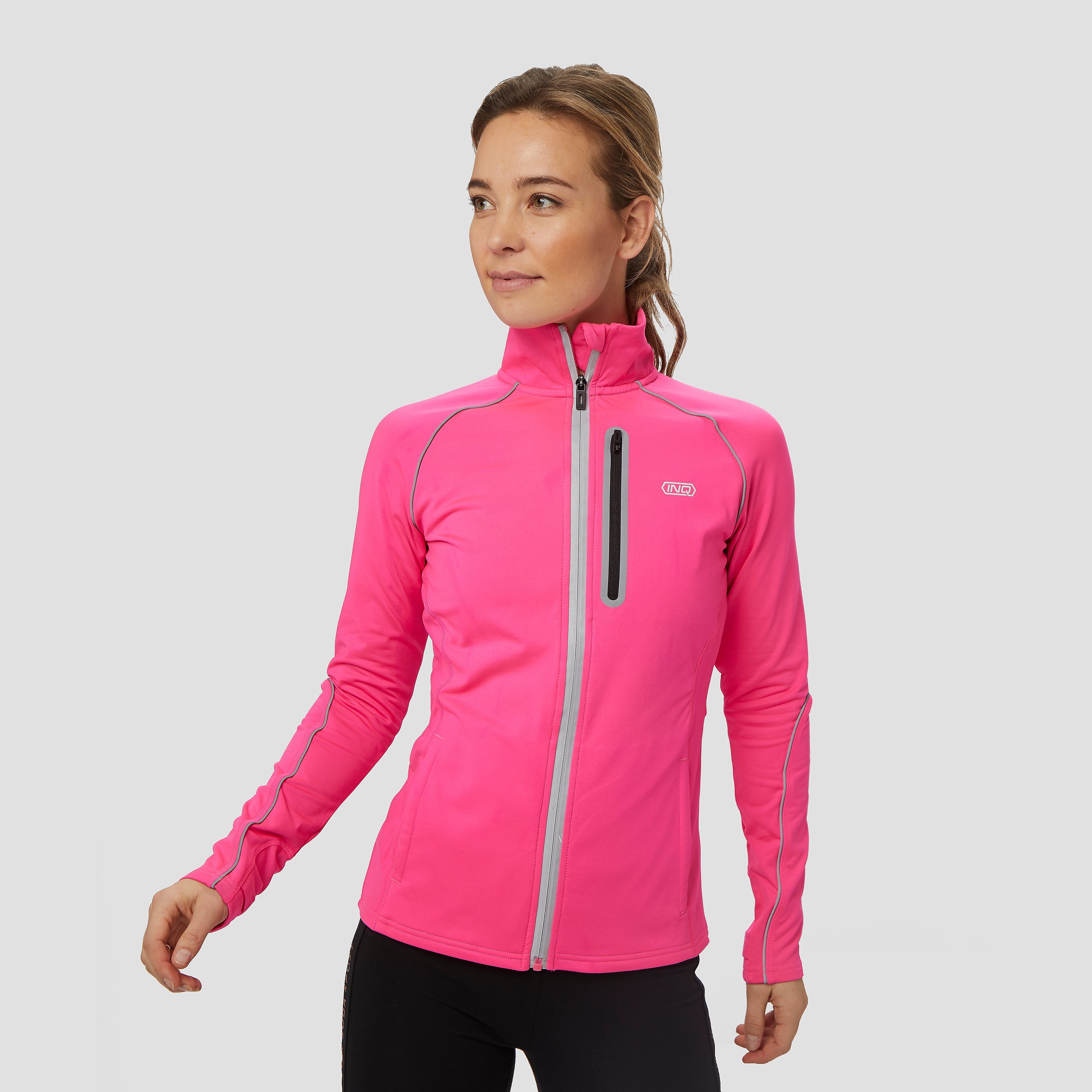 INQ Softshell hardloopjas roze dames Dames