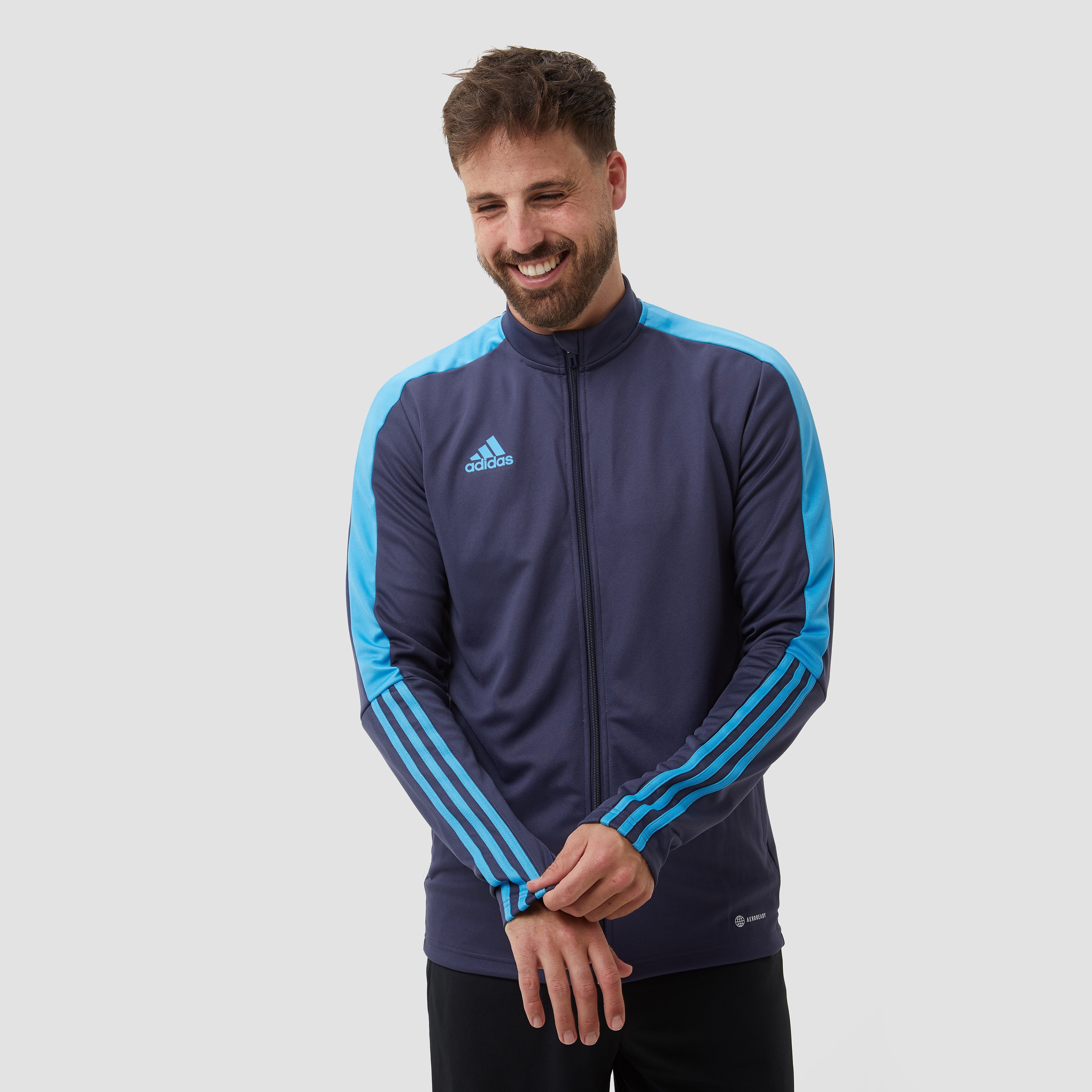 adidas Adidas tiro trainingsjas blauw heren heren