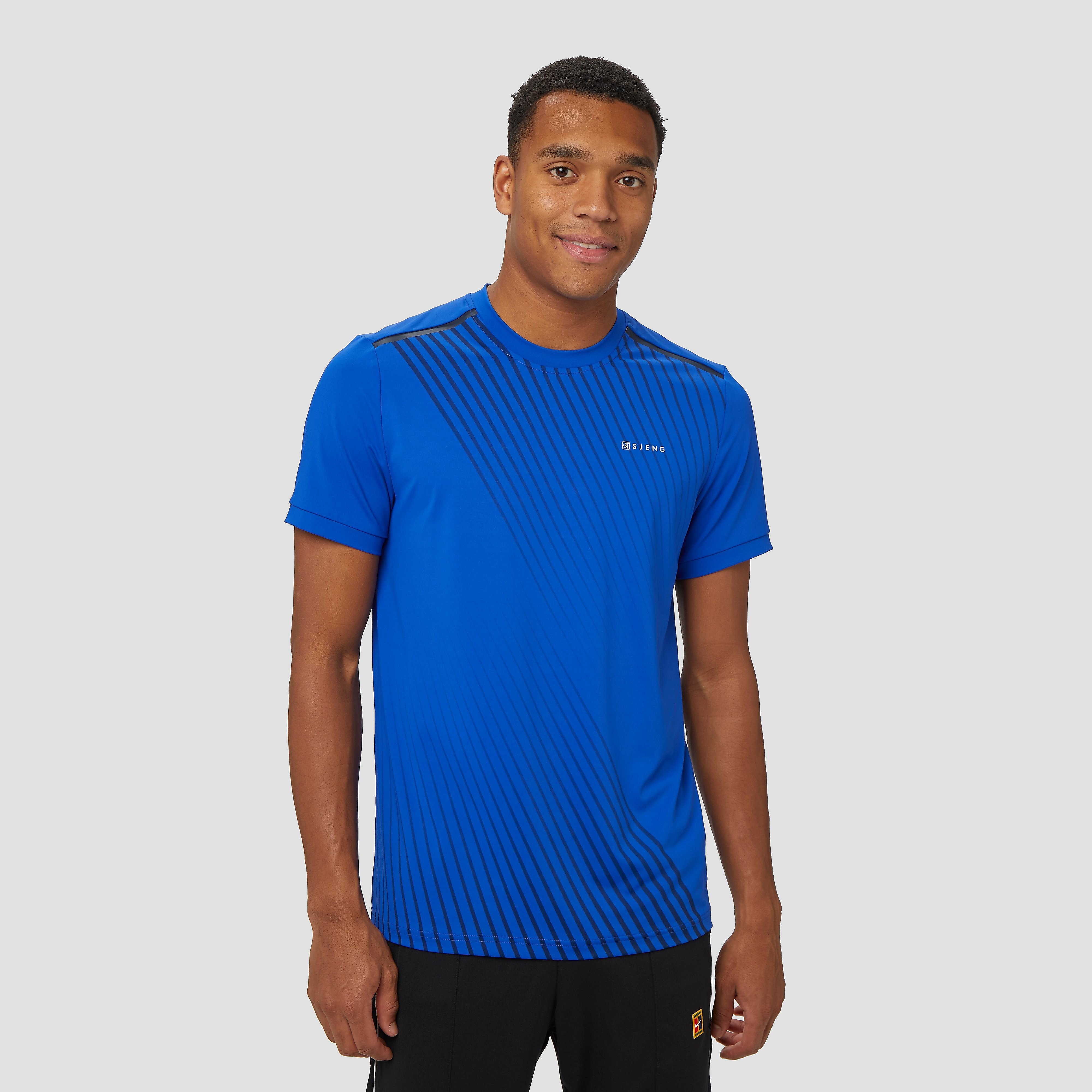SJENG Thomas tennisshirt blauw heren Heren Gymnastiekwinkel