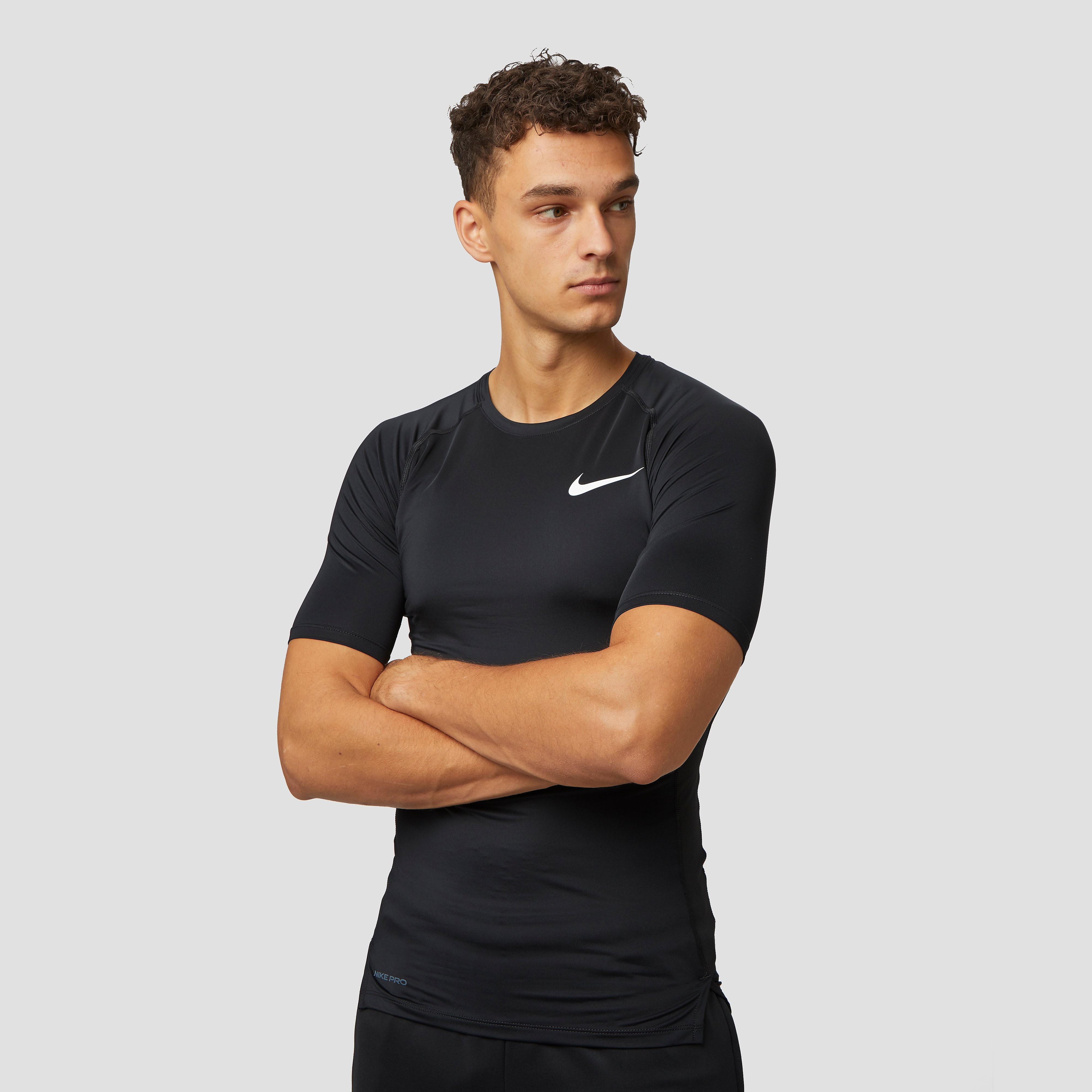 NIKE Pro tight sportshirt zwart heren Heren Gymnastiekwinkel