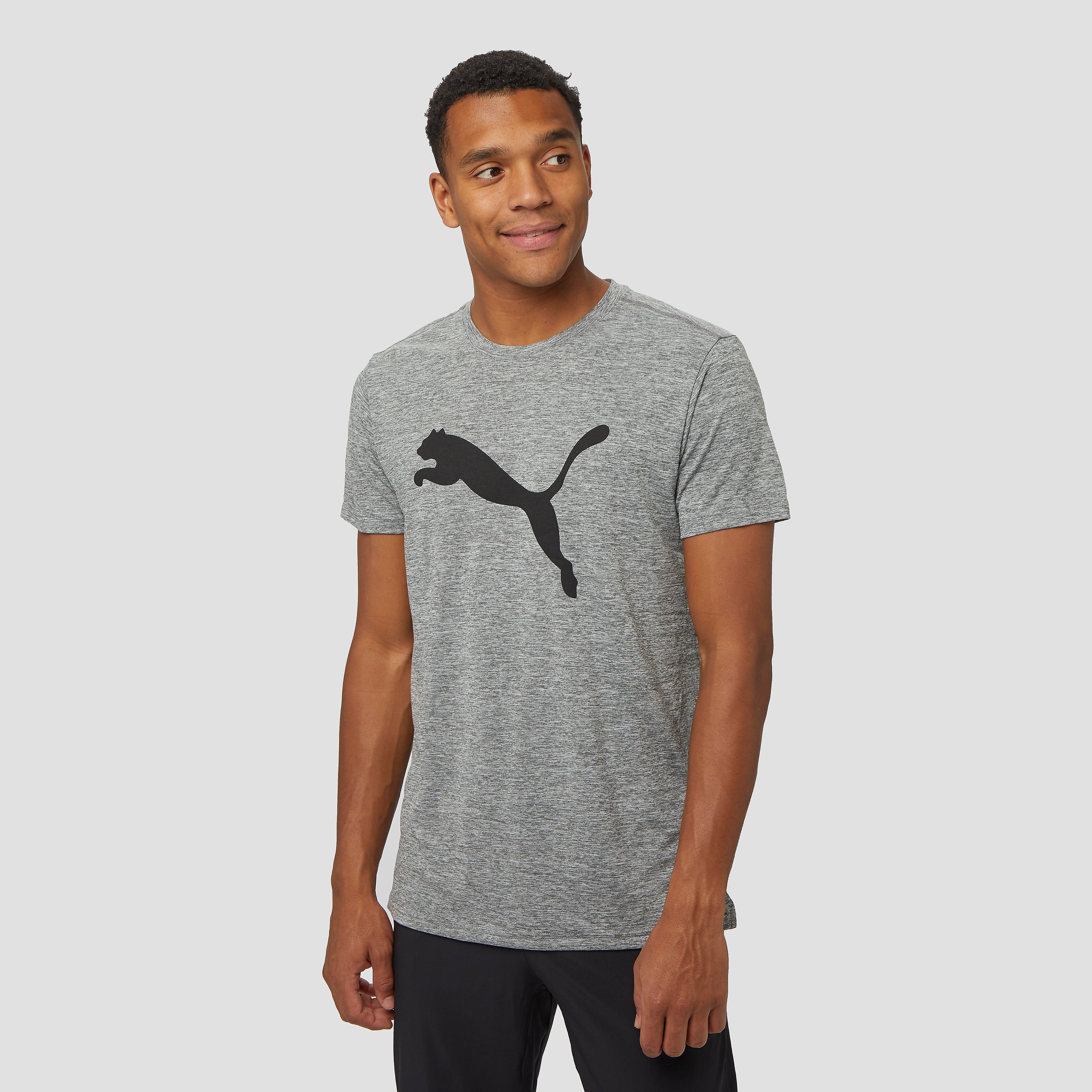 PUMA Heather cat sportshirt grijs heren Heren