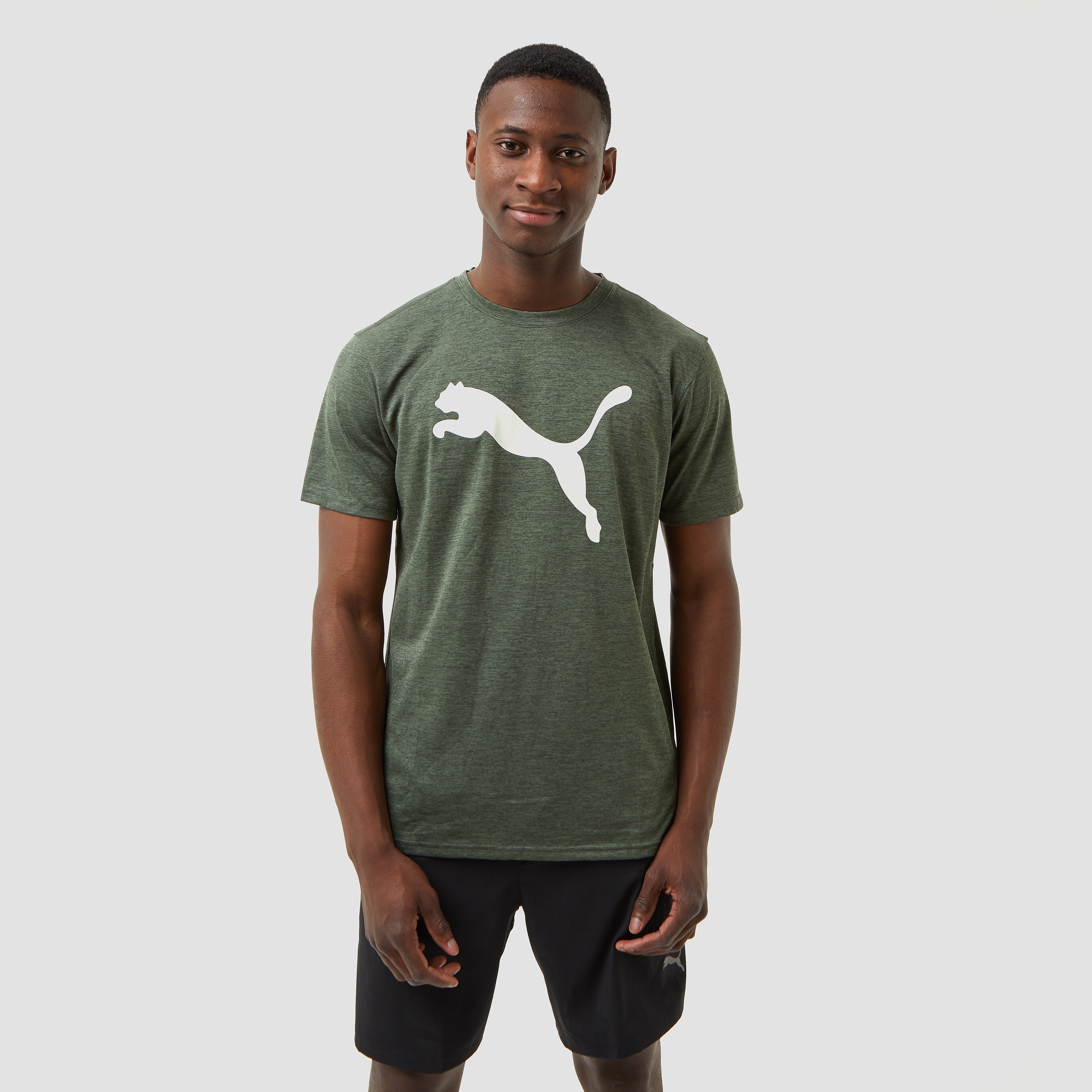 PUMA Heather cat sportshirt groen heren Heren