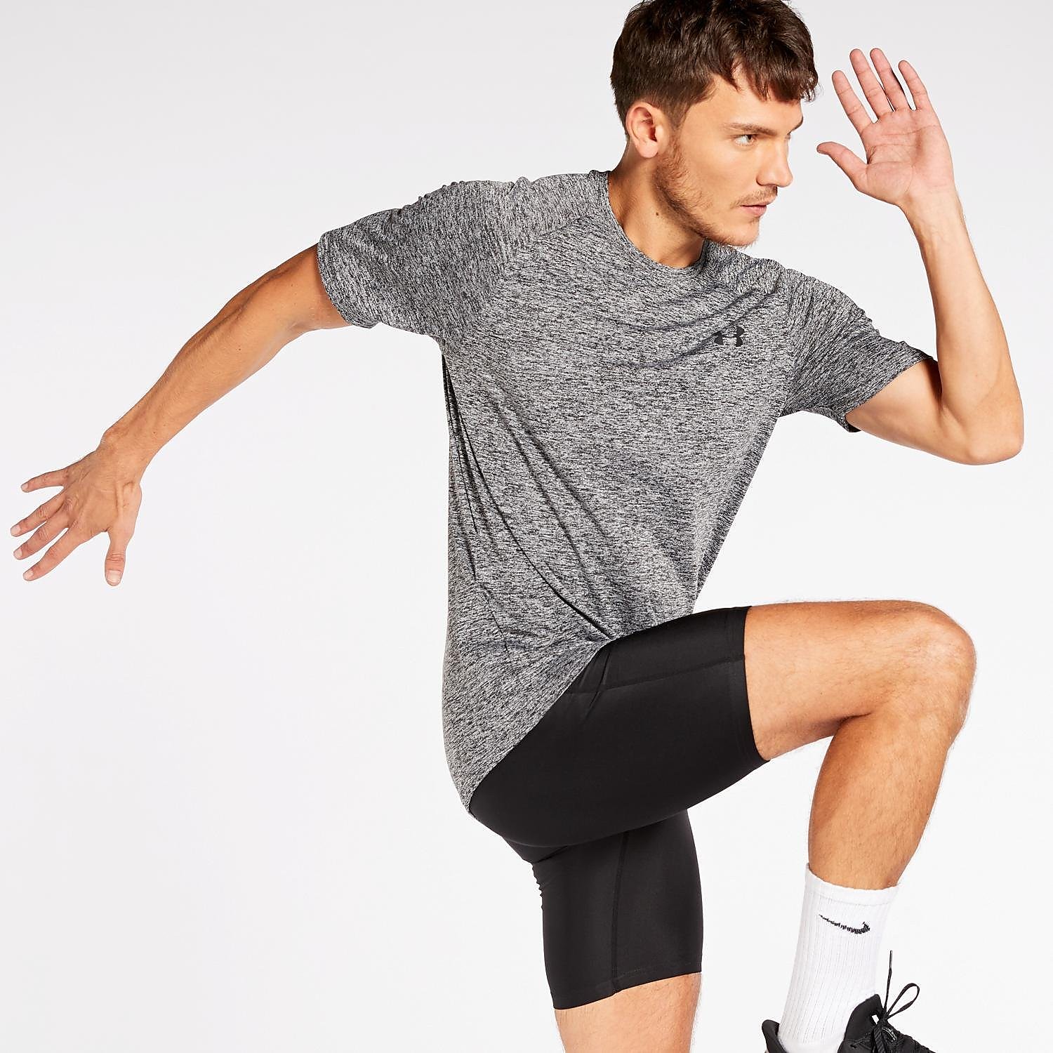 UNDER ARMOUR Tech 2.0 sportshirt grijs heren Heren