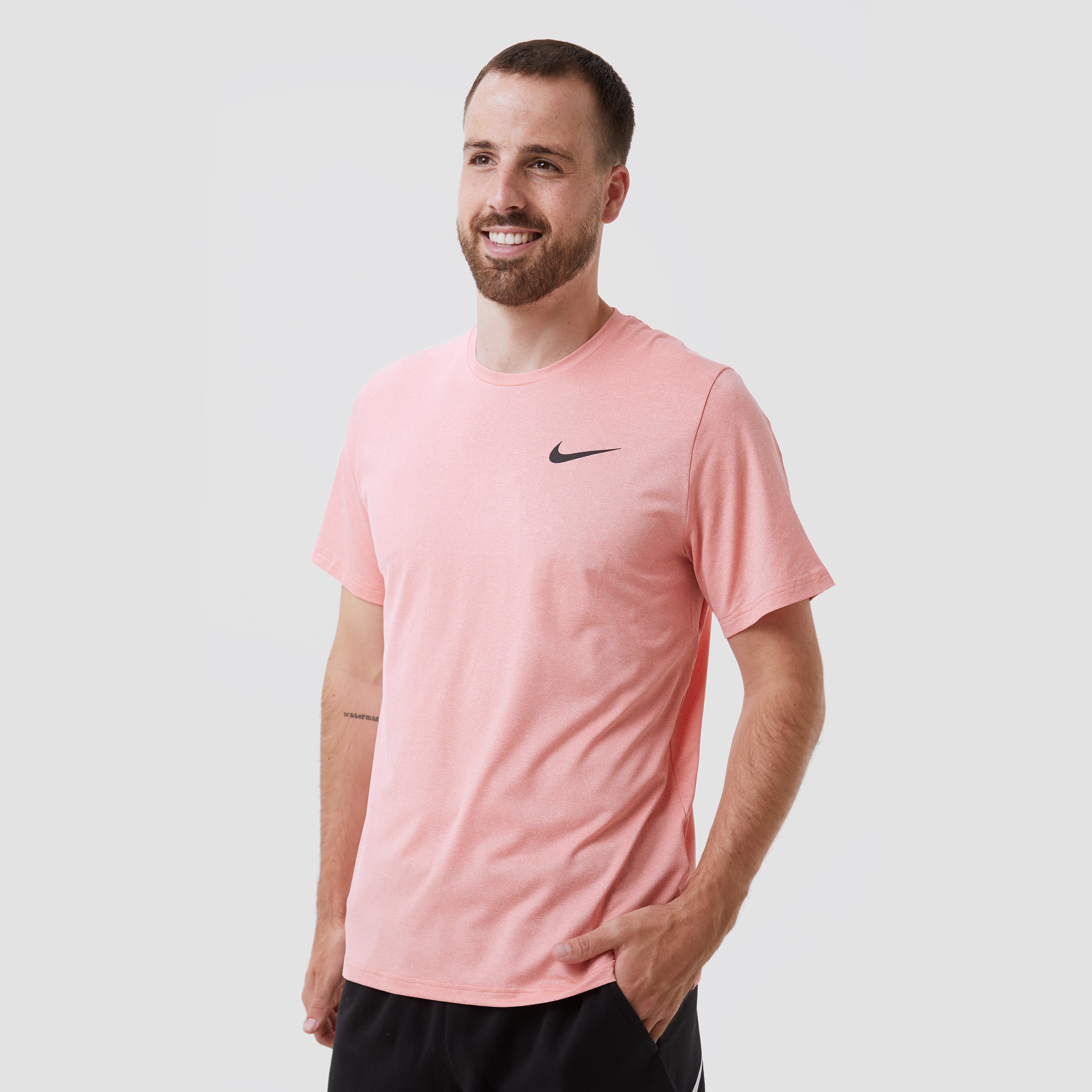 Nike Nike pro dri-fit sportshirt oranje heren heren