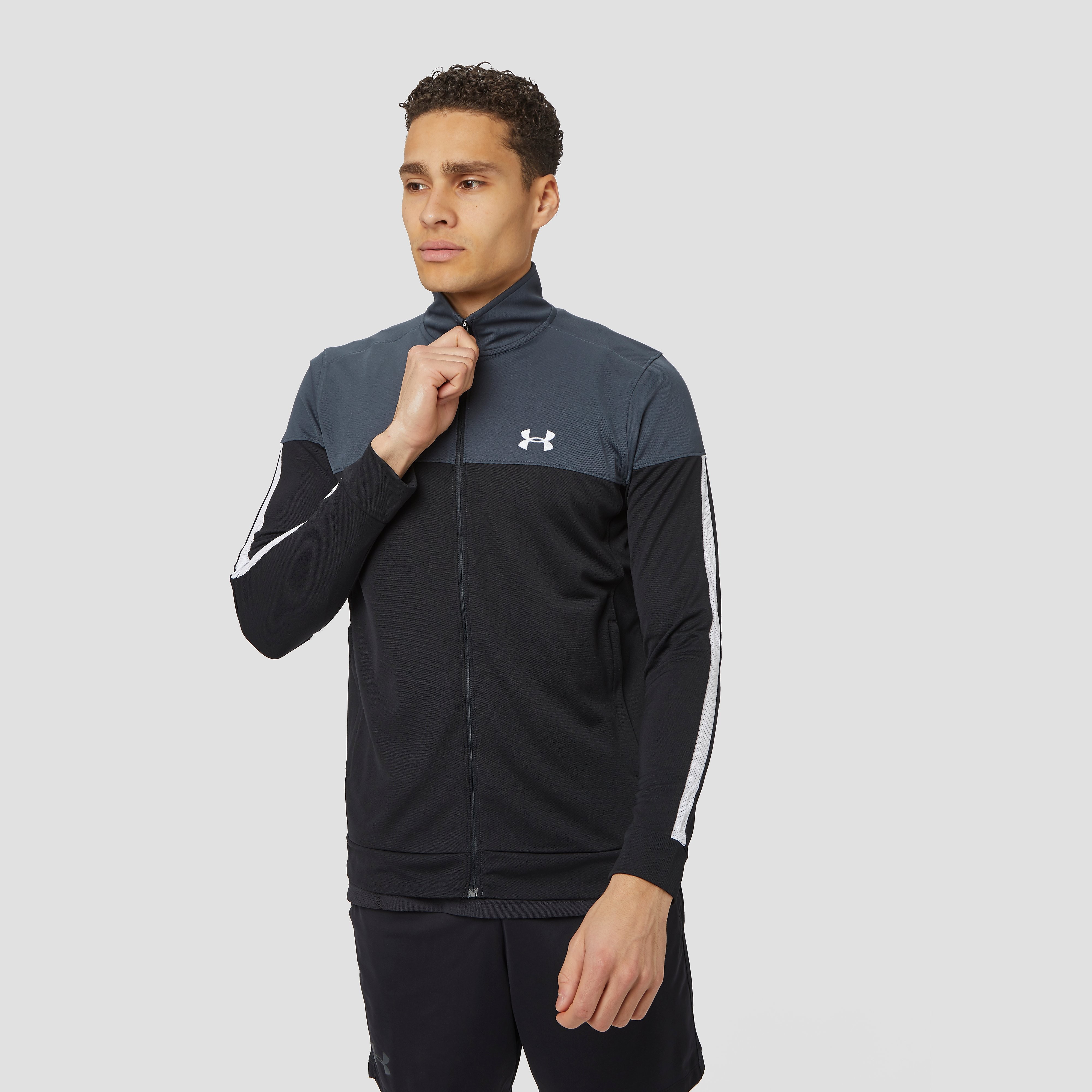 UNDER ARMOUR Sportstyle pique sportvest zwart/grijs heren Heren