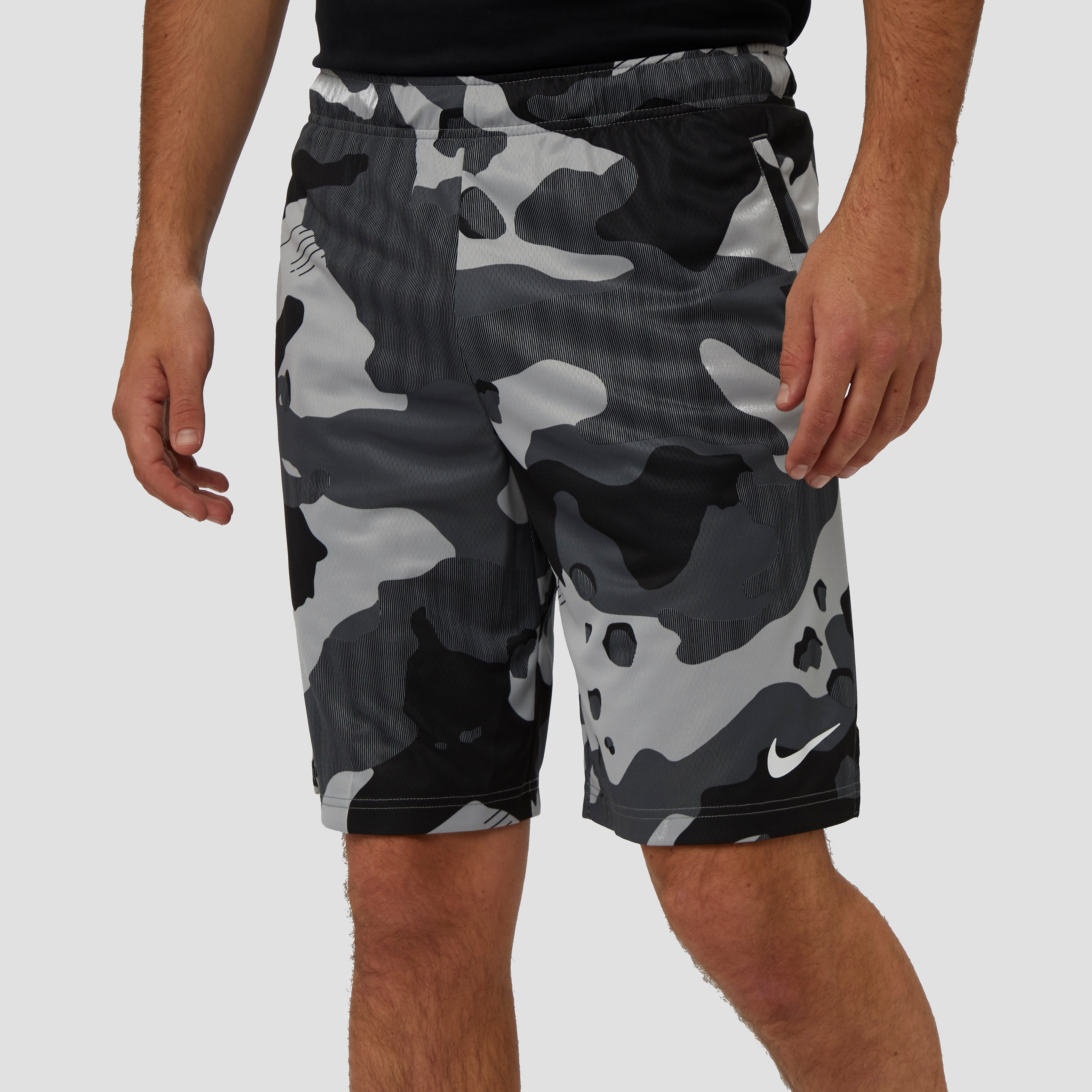 NIKE Dri-fit allover-print 4.0 sportbroekje zwart/grijs heren Heren