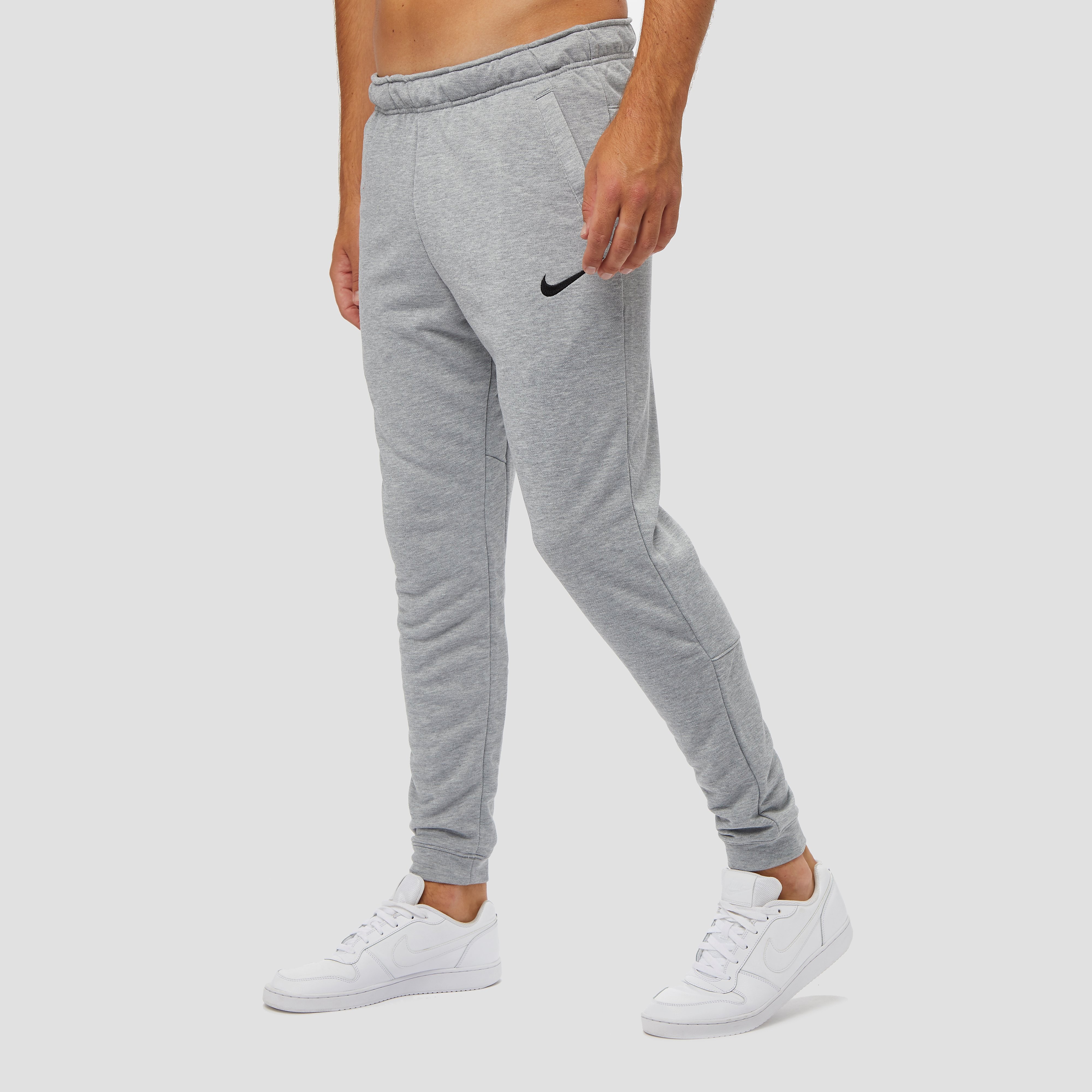 NIKE Dri-fit taper fleece sportbroek grijs heren Heren