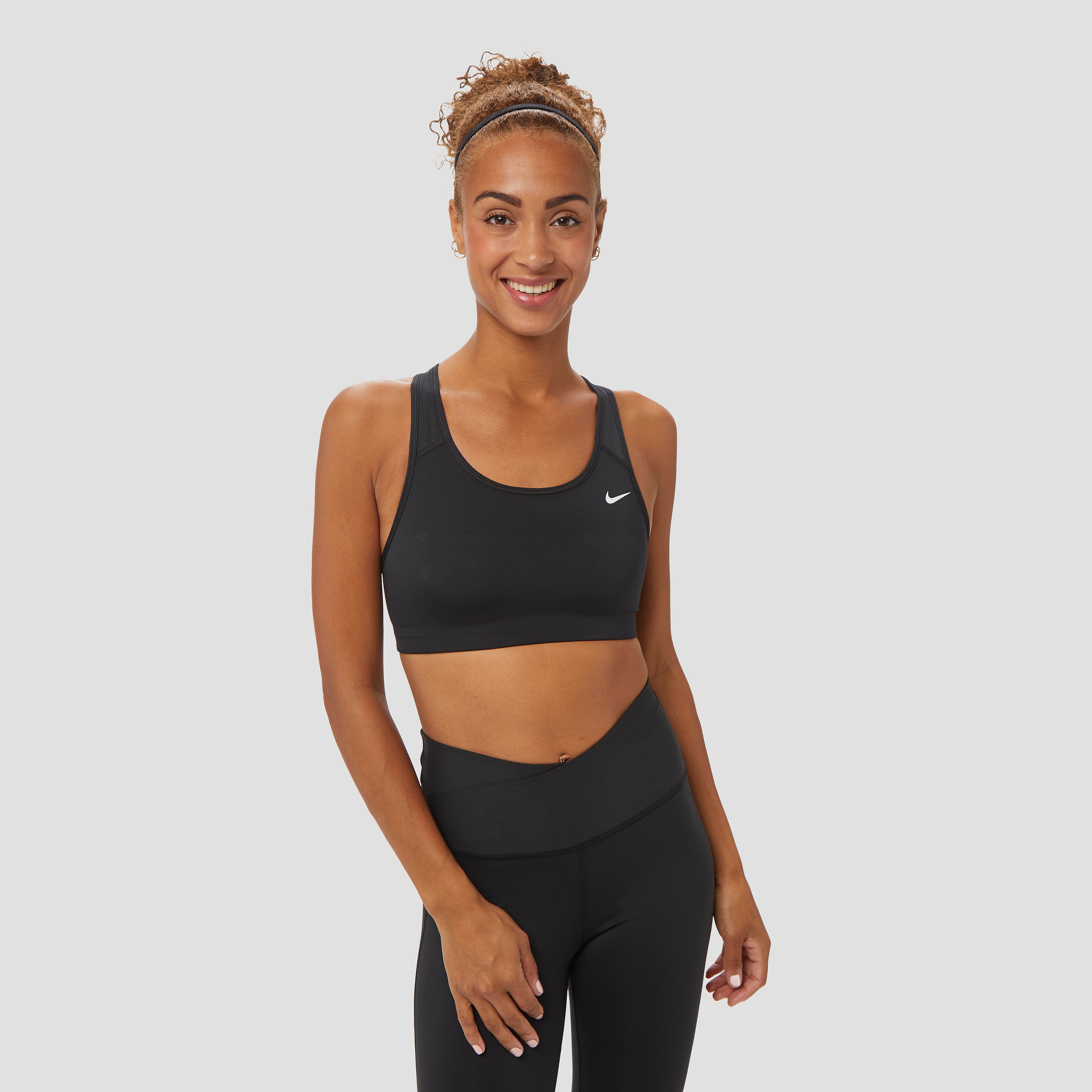 NIKE Med non pad sportbeha zwart dames Dames
