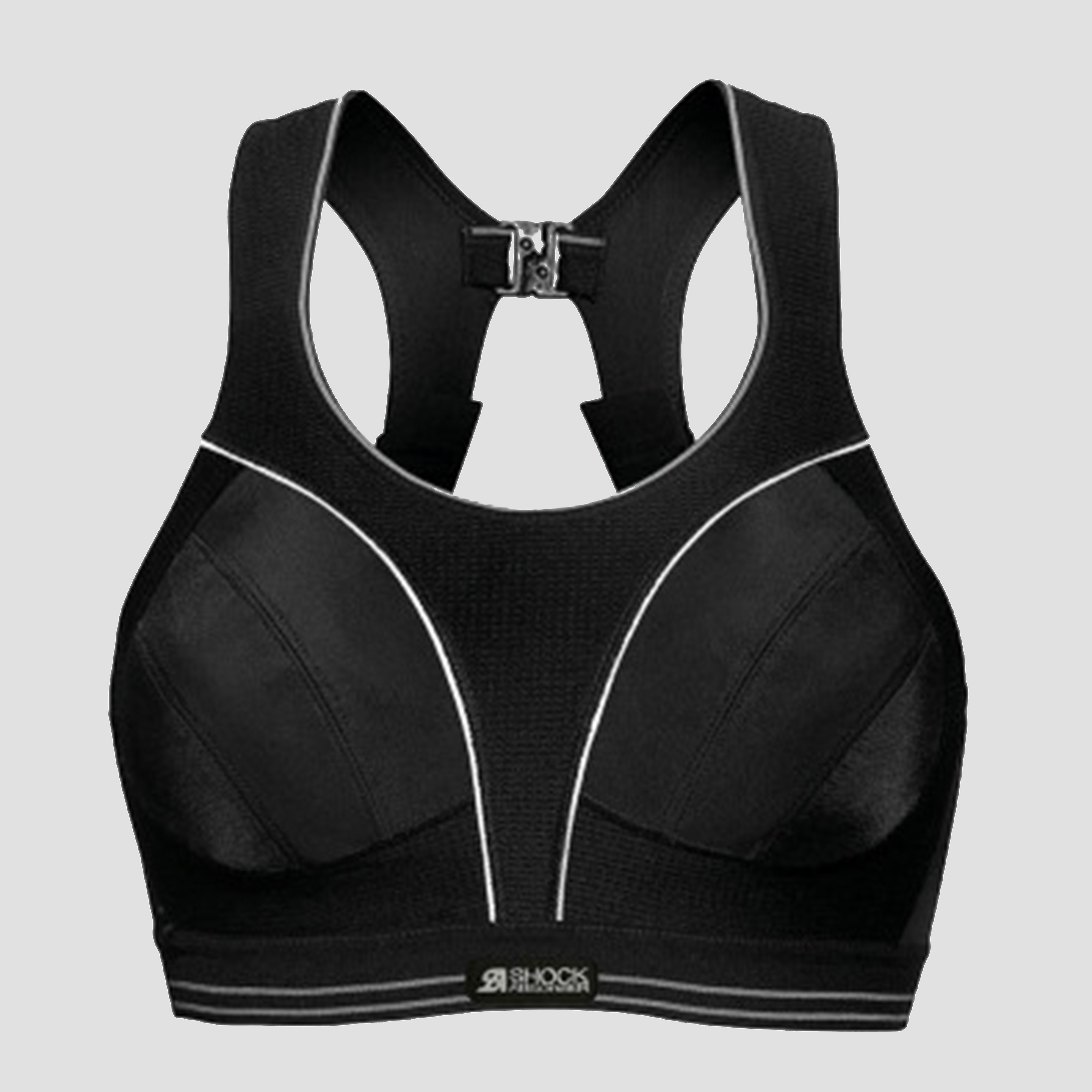 SHOCKABSORBER Perfect run sportbeha grijs/oranje Dames