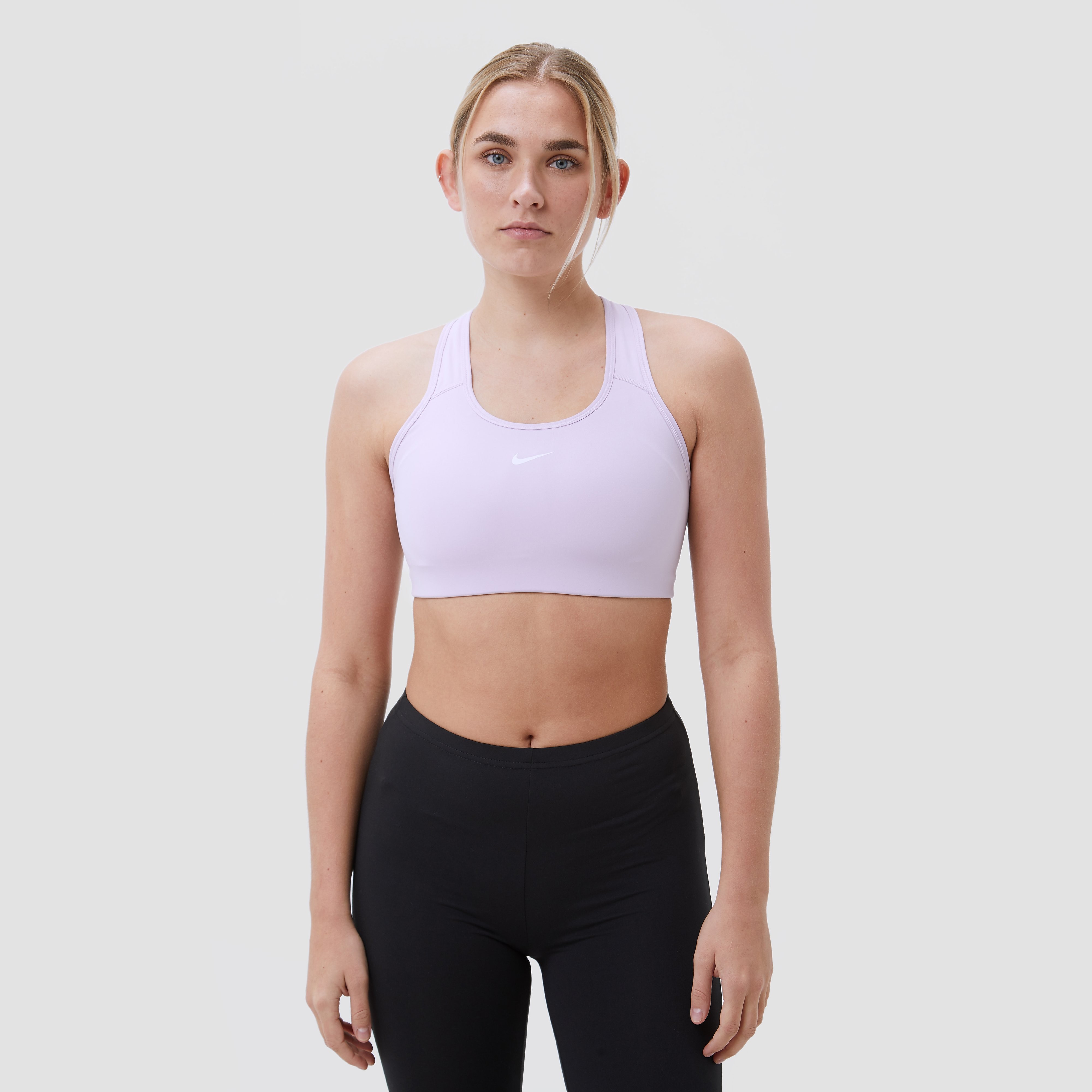 Nike Nike 1-piece pad medium-impact sportbh paars dames dames