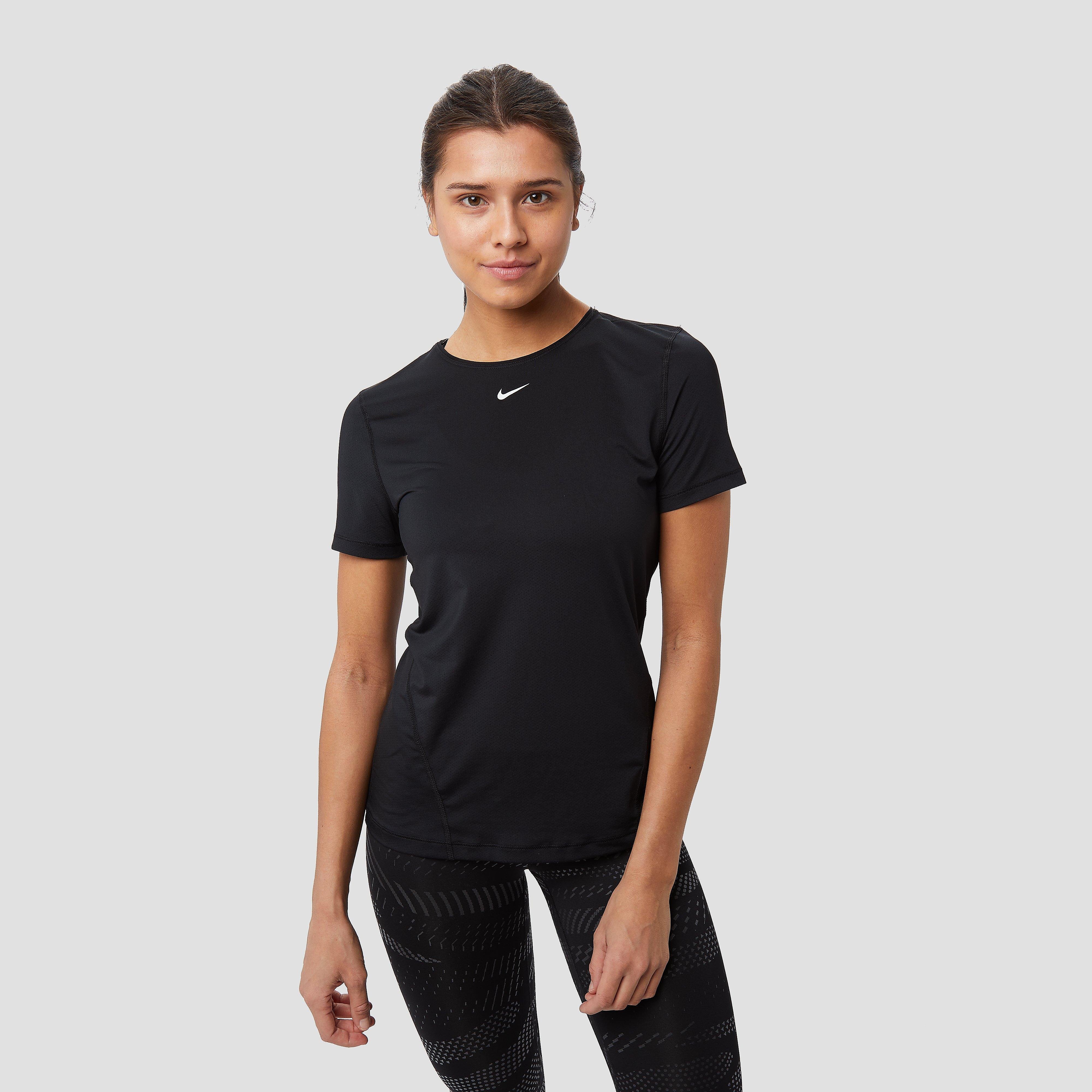 NIKE All over mesh sportshirt zwart dames Dames