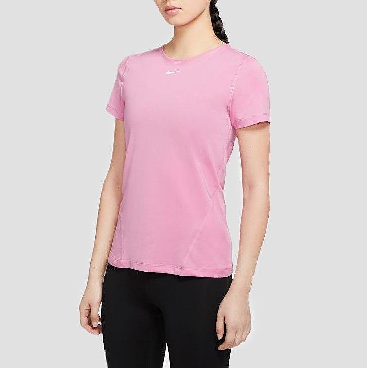 NIKE Pro all over mesh sportshirt roze dames Dames