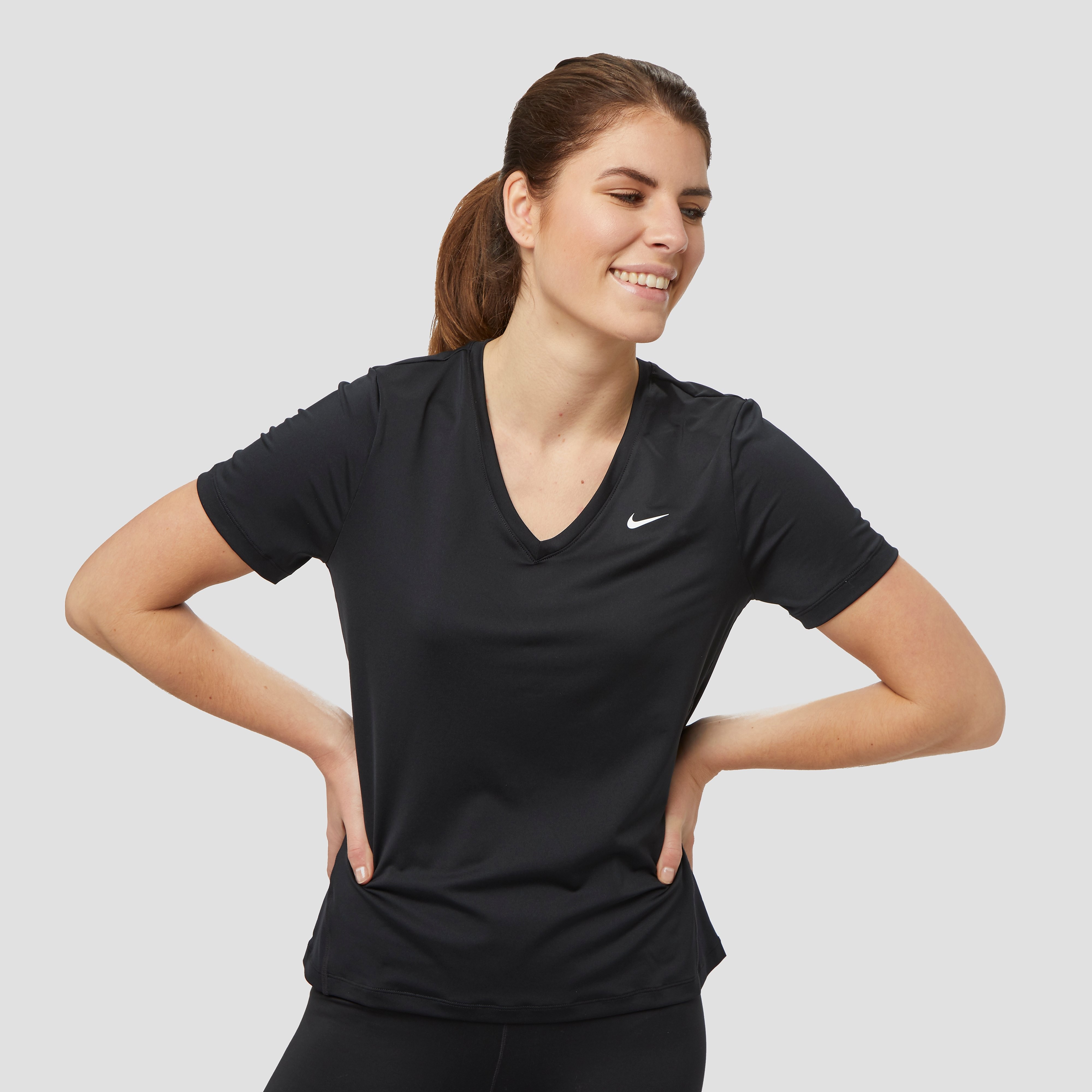 NIKE Victory essential sportshirt zwart dames Dames