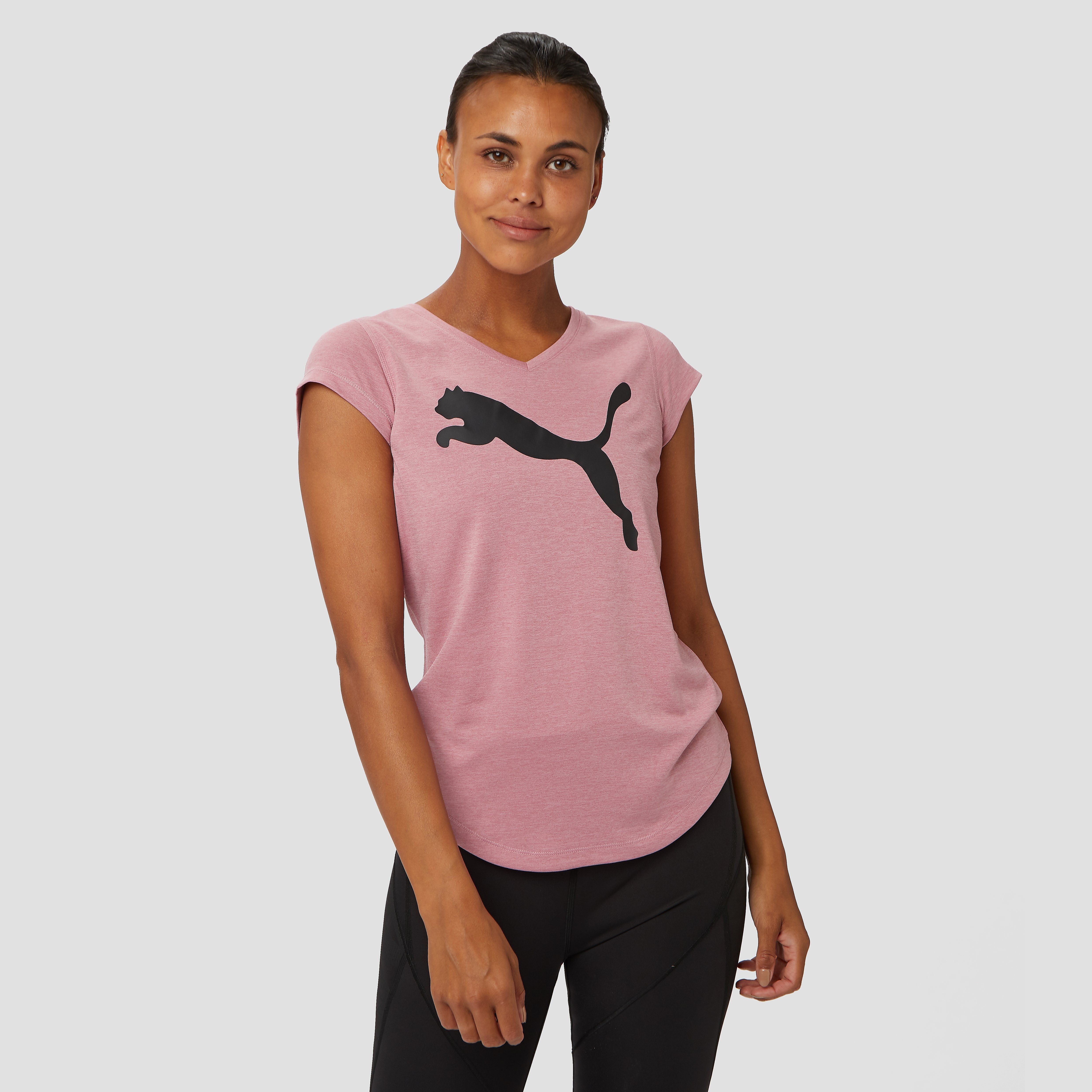 PUMA Heather cat yoga sportshirt roze dames Dames