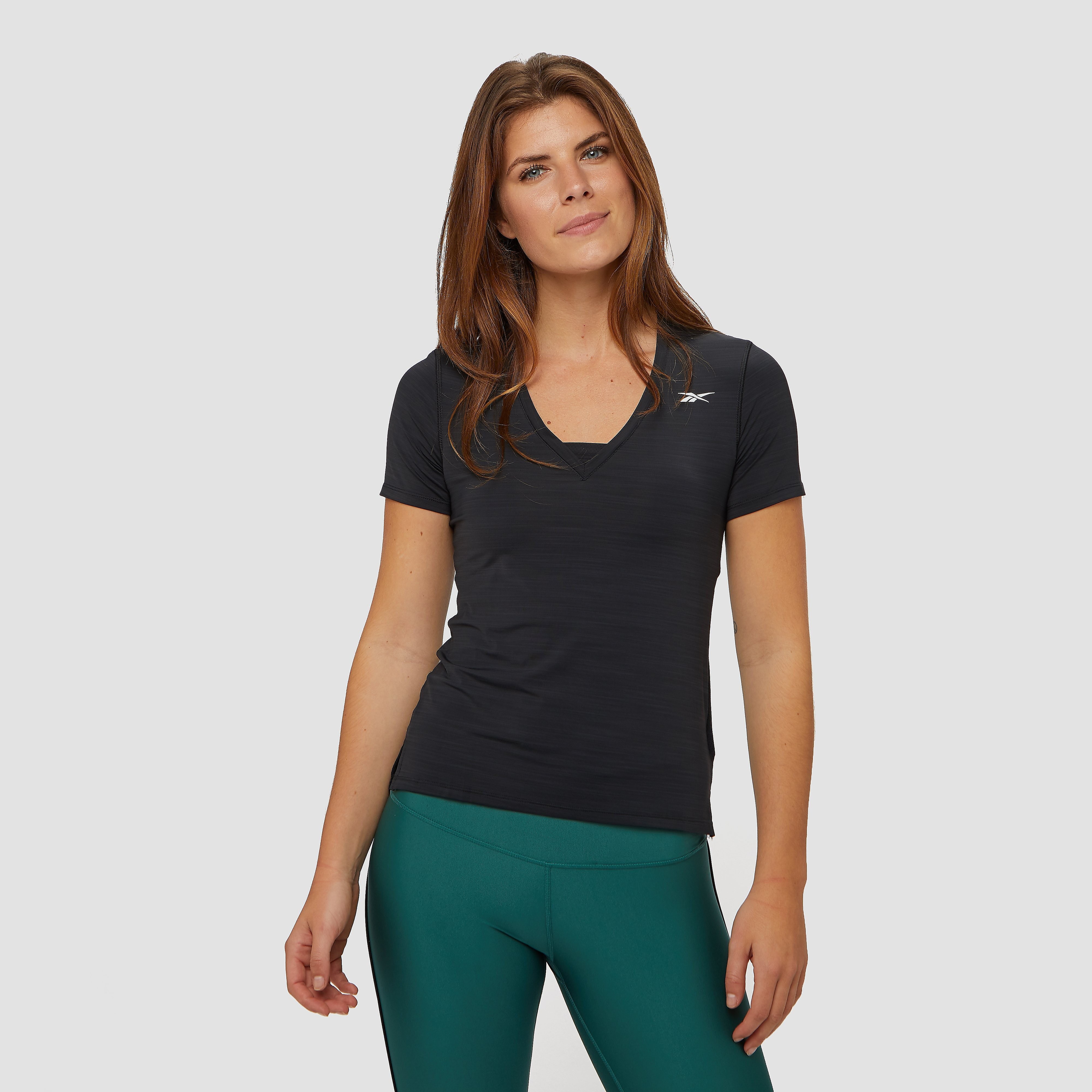 REEBOK Athletic sportshirt zwart dames Dames