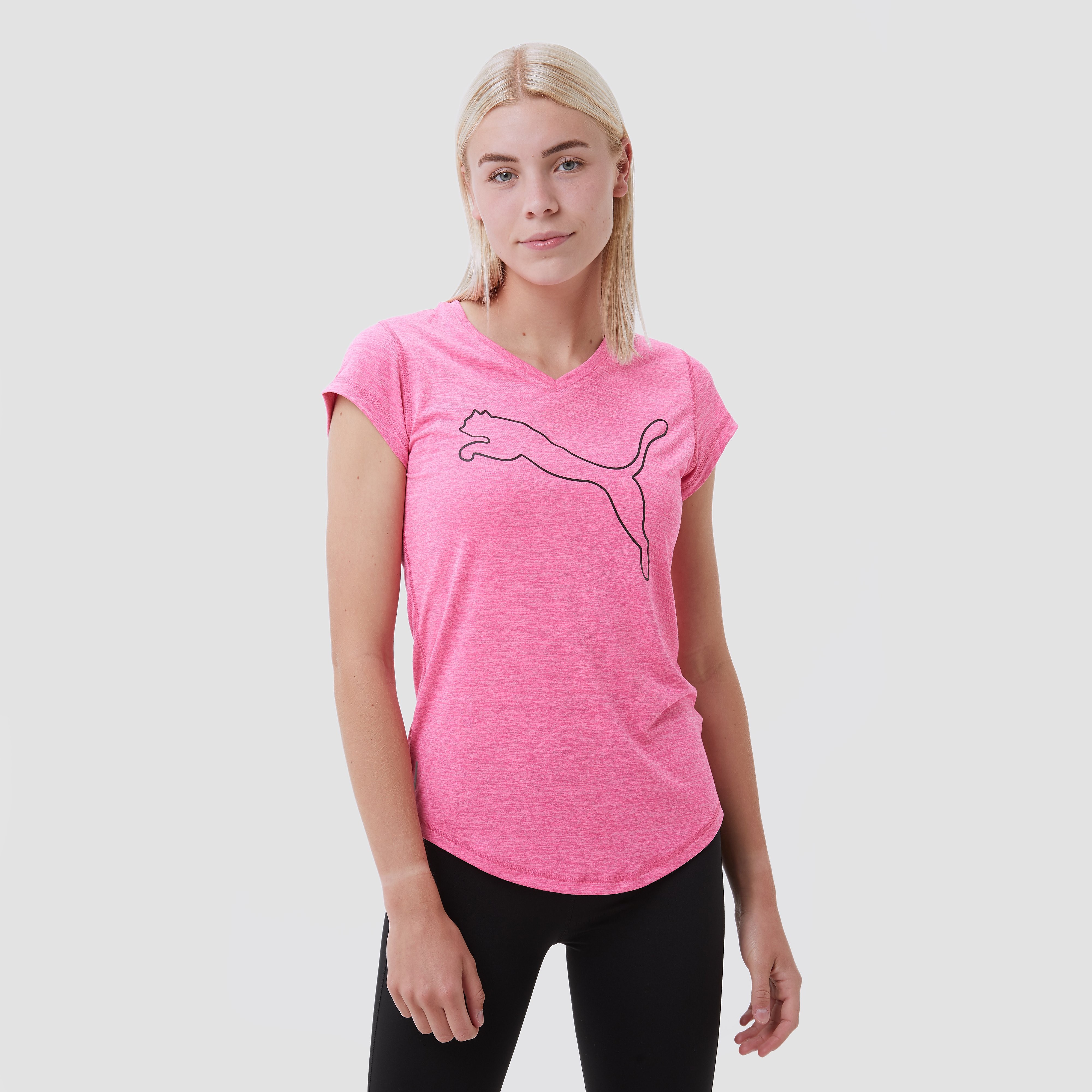 Puma Puma favourite heather cat sportshirt roze dames dames