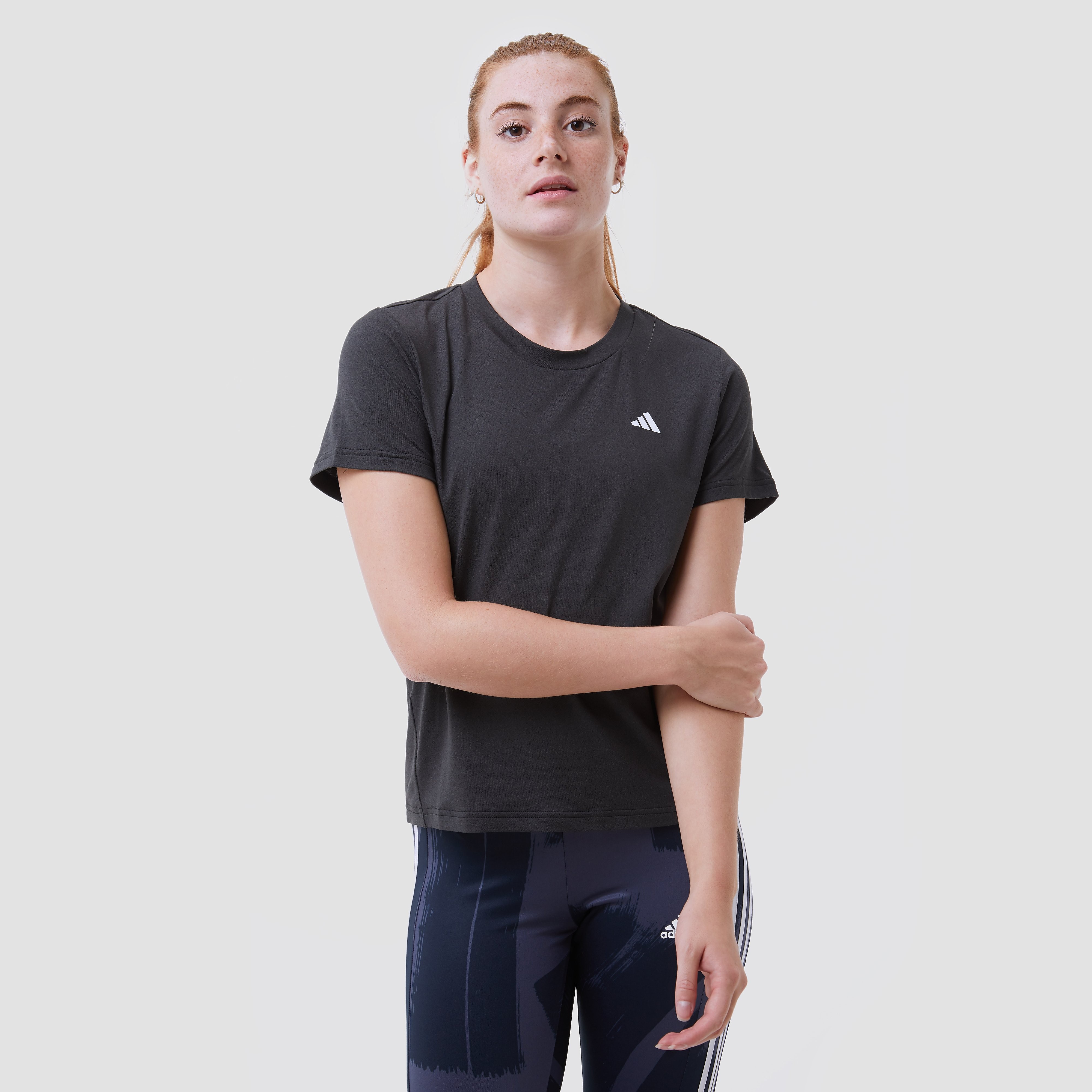 Adidas W MIN TEE Dames Sportshirt - Maat XL