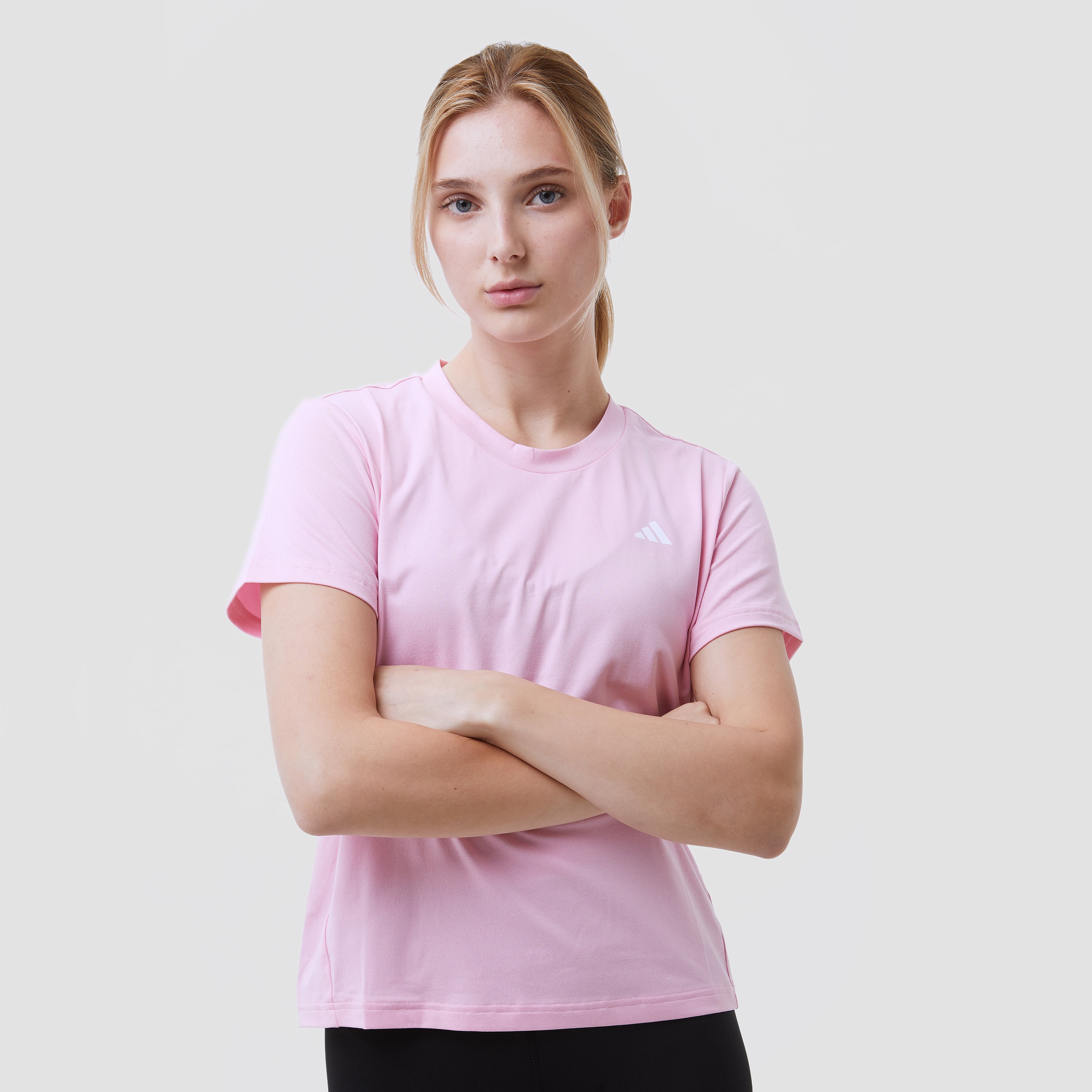 adidas Adidas aeroready made for training minimal sportshirt roze dames dames