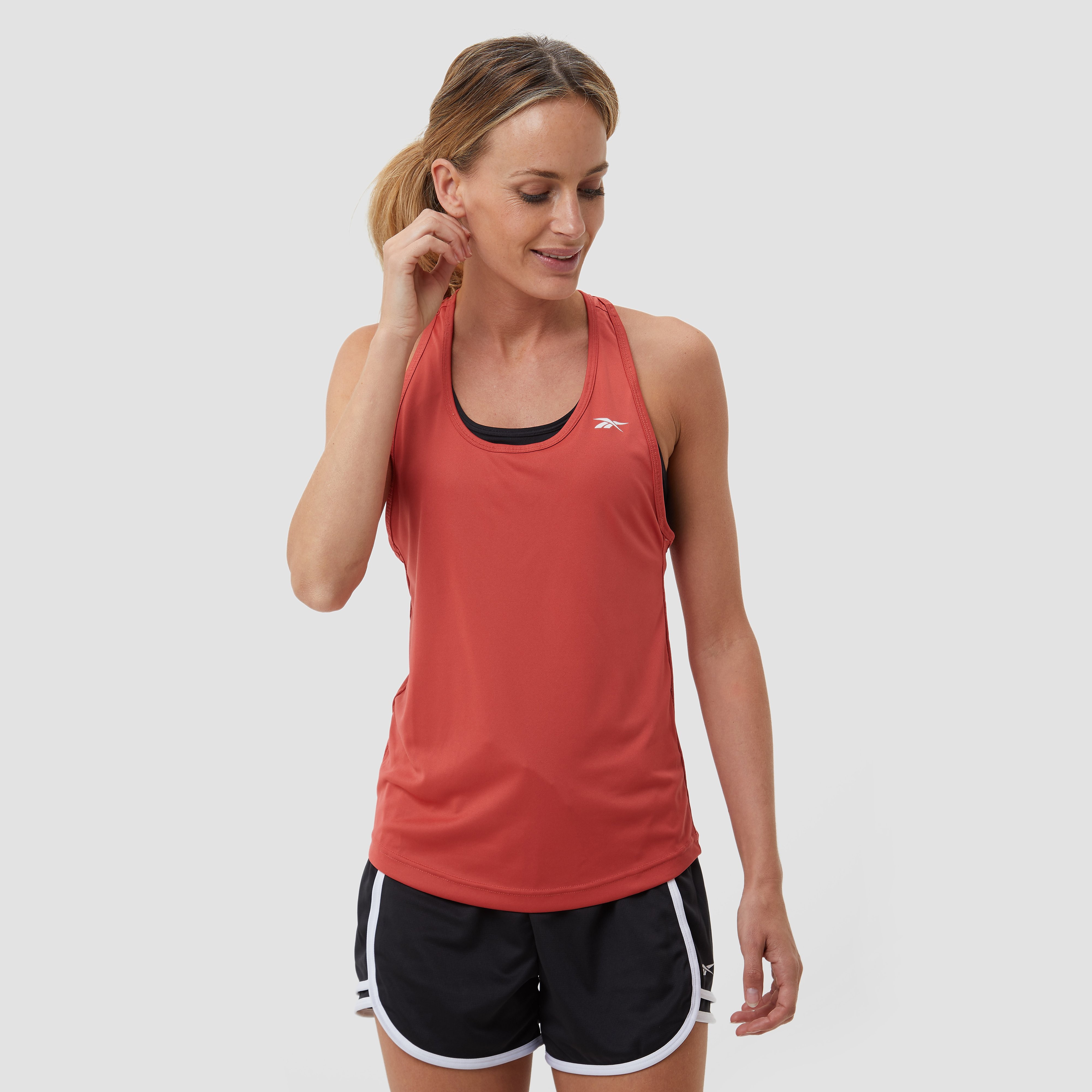 Reebok Reebok perform mesh sporttanktop oranje dames dames