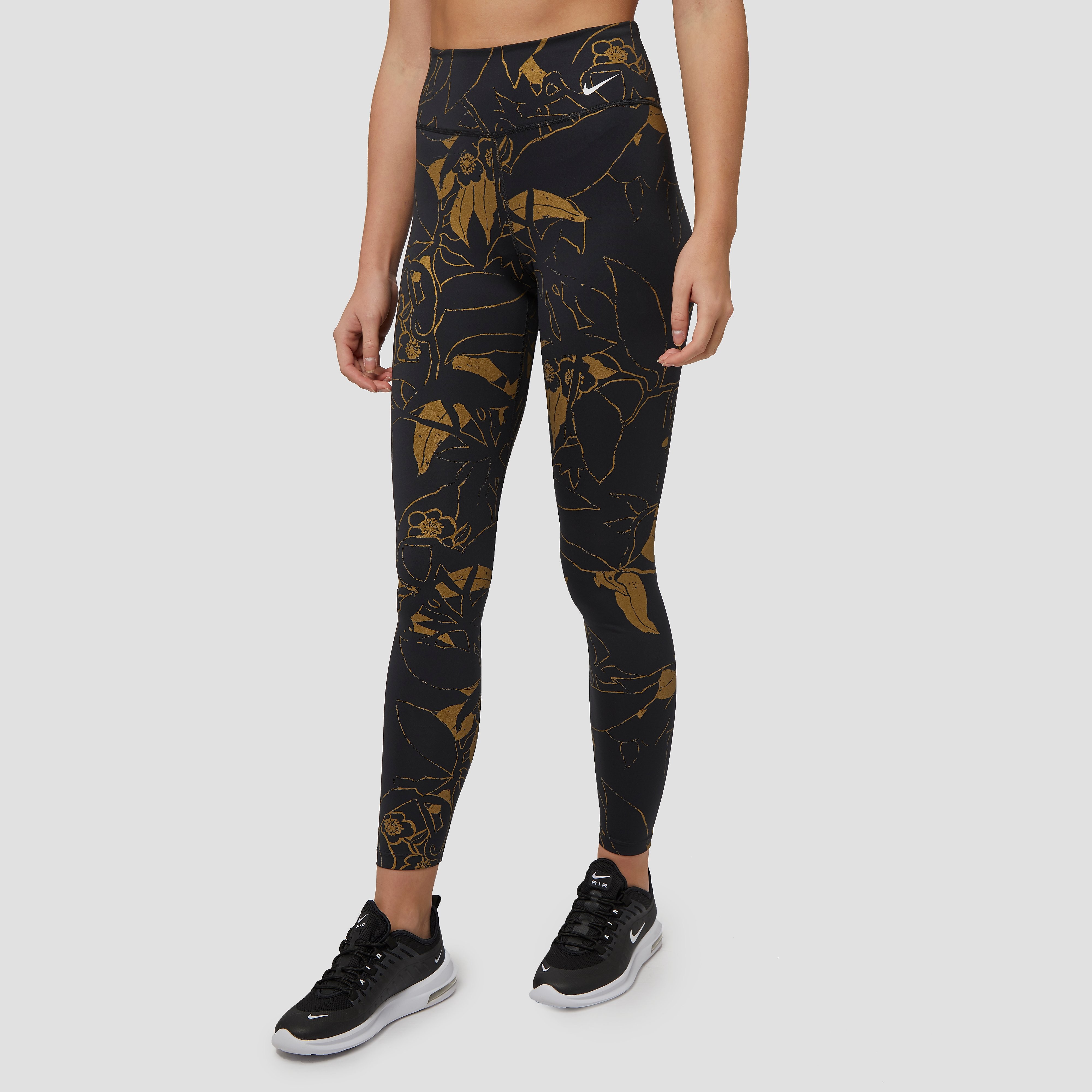 Nike legging zwart goud clearance
