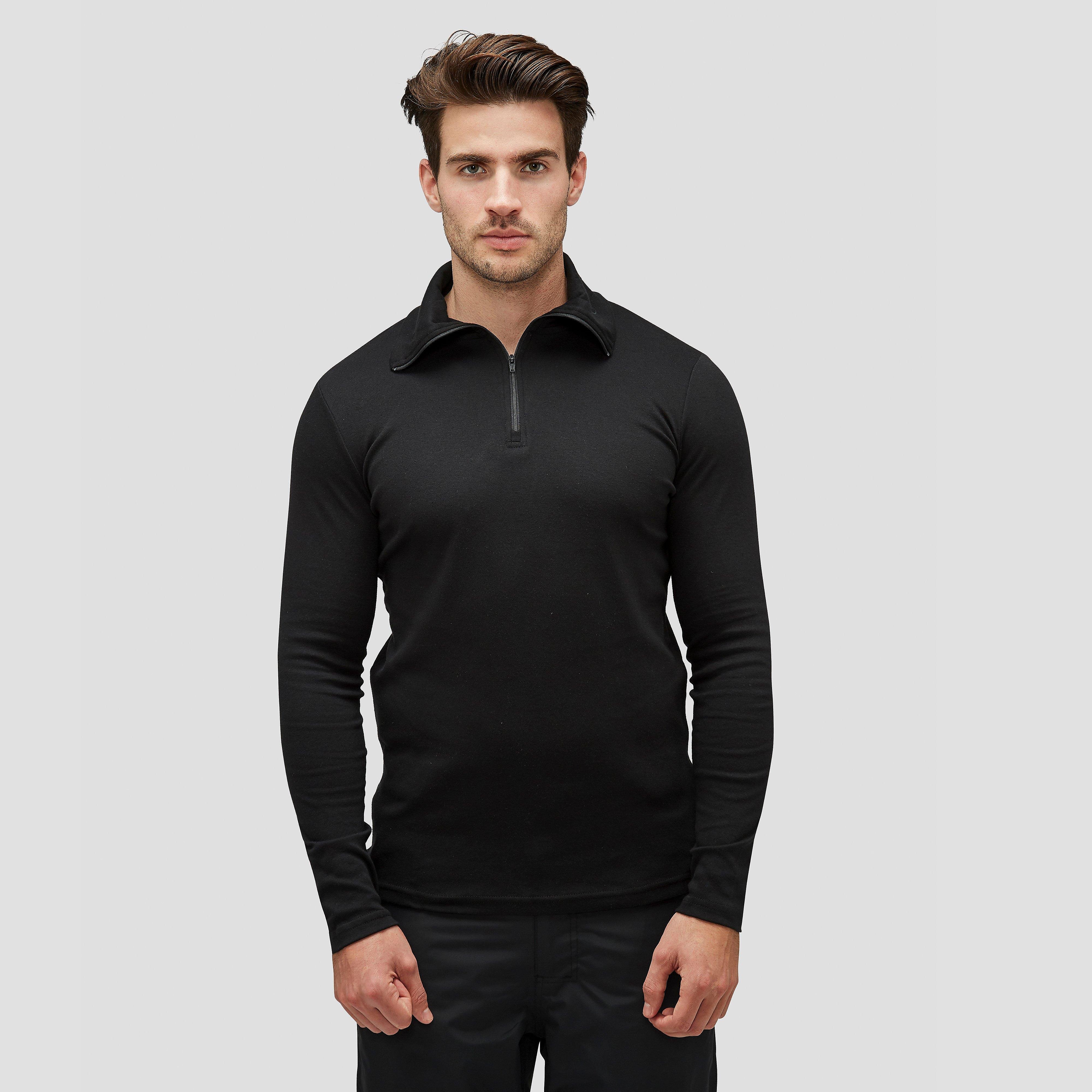 SPEX Kippel 1/4-rits pully zwart heren Heren