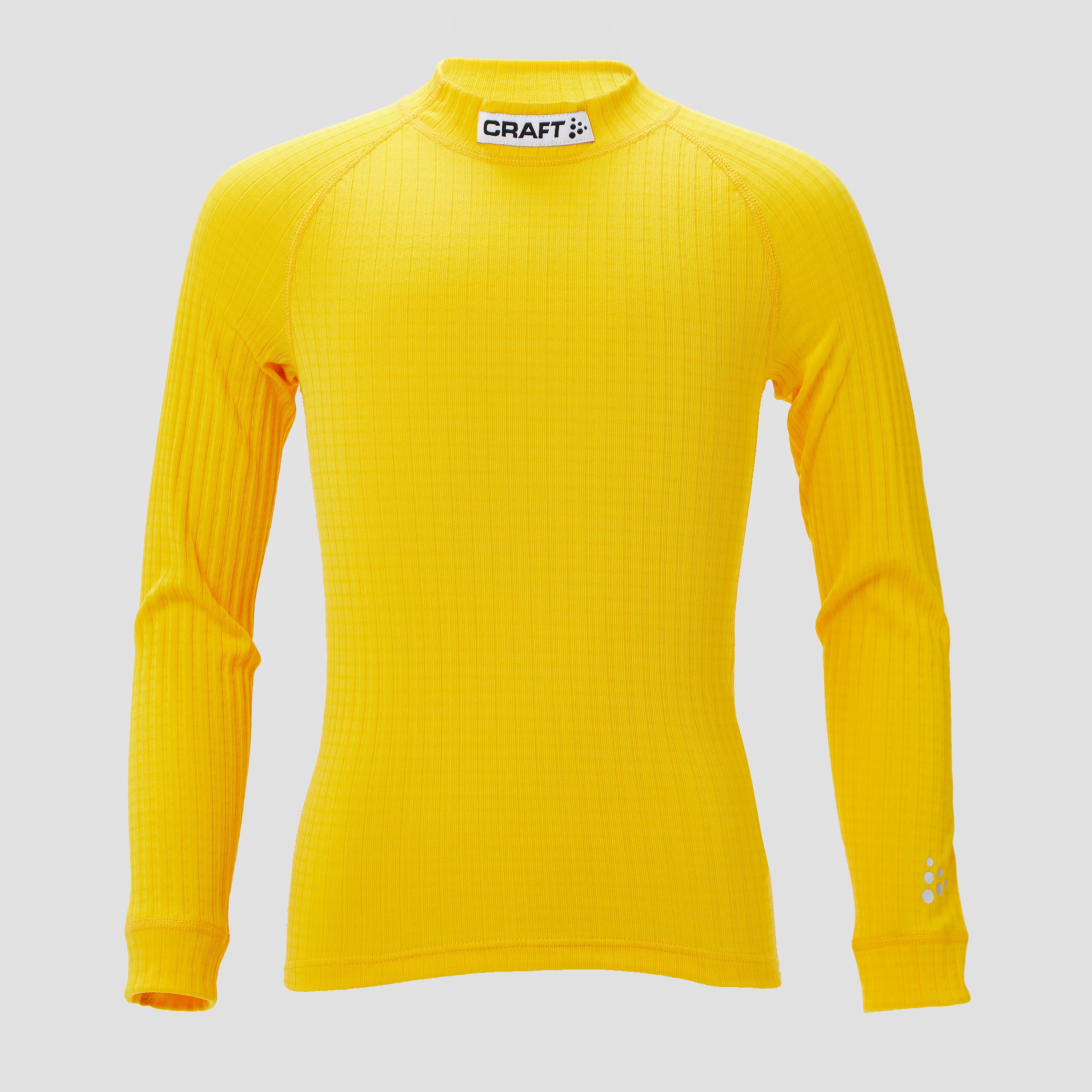 CRAFT Prog baselayer thermoshirt geel kinderen Kinderen