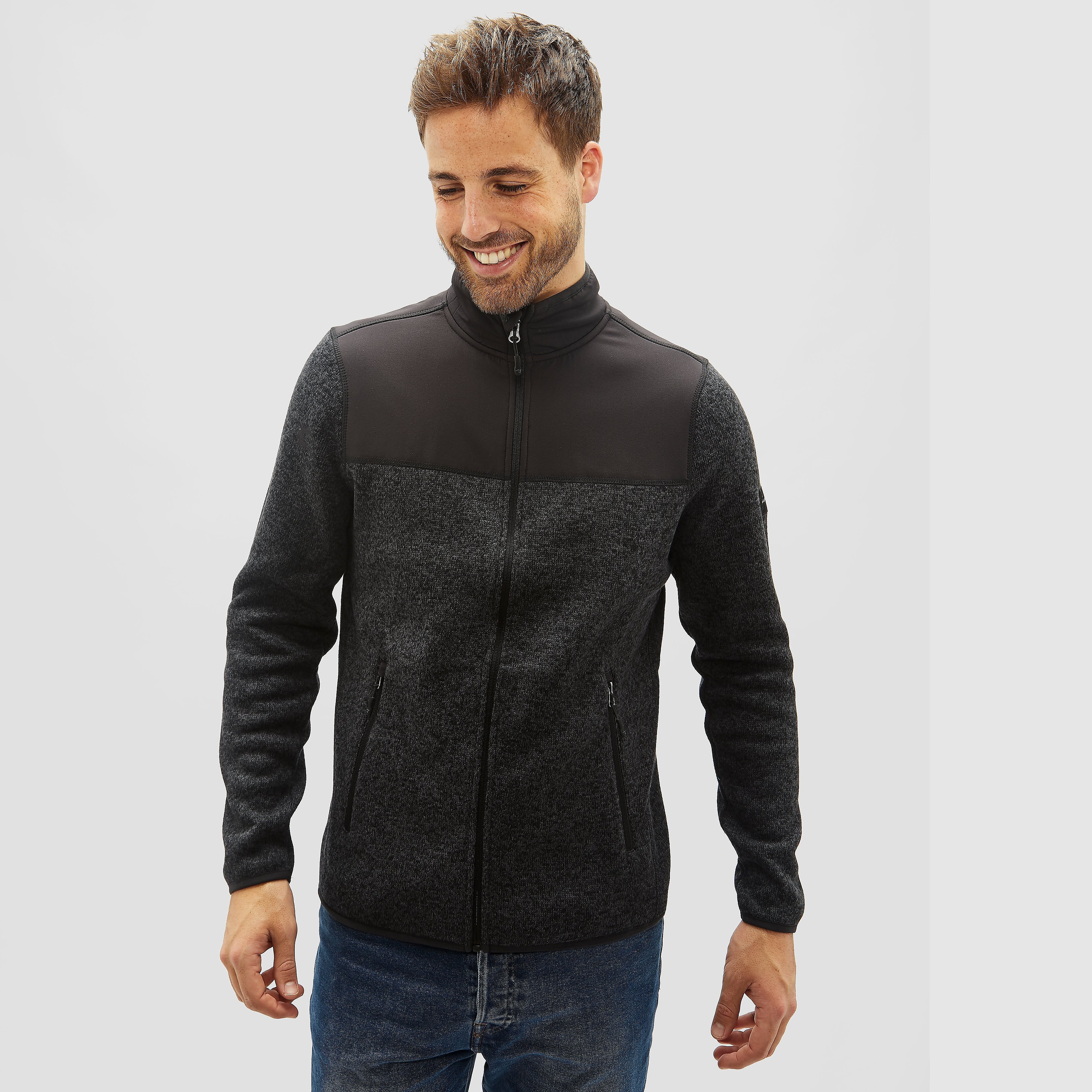 WILDEBEAST Innercity fleece jas zwart heren Heren