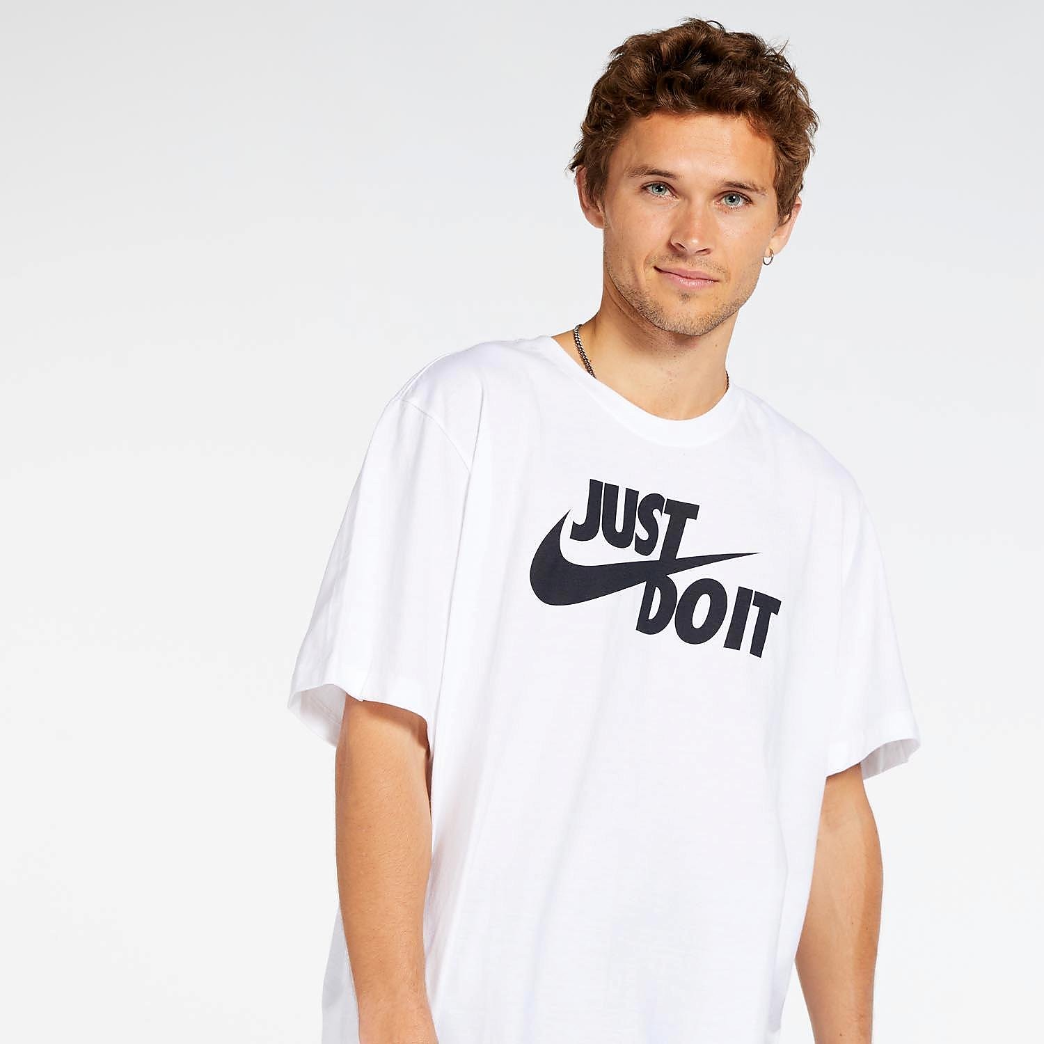 NIKE Sportswear just do it swoosh shirt wit heren Heren