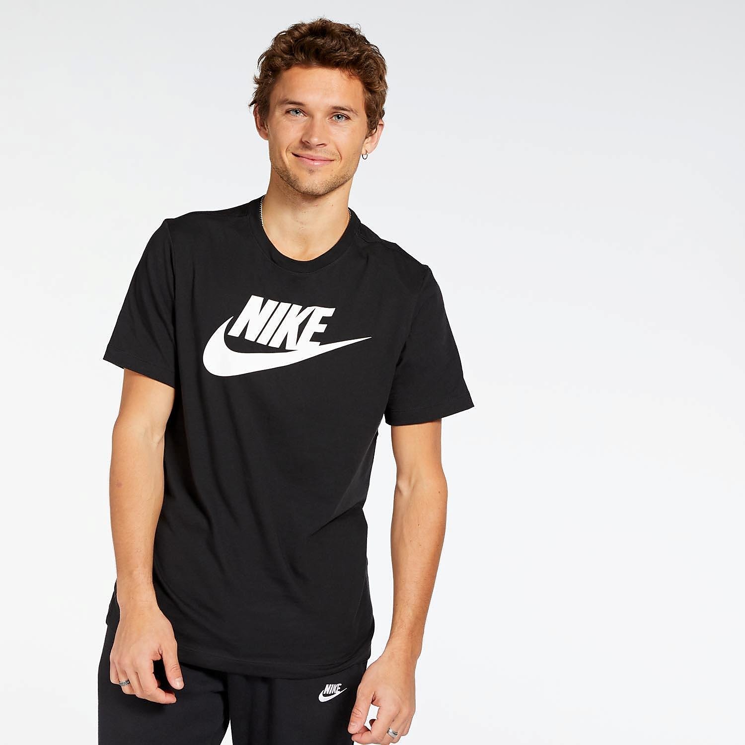 Nike Nike sportswear icon futura shirt zwart heren heren