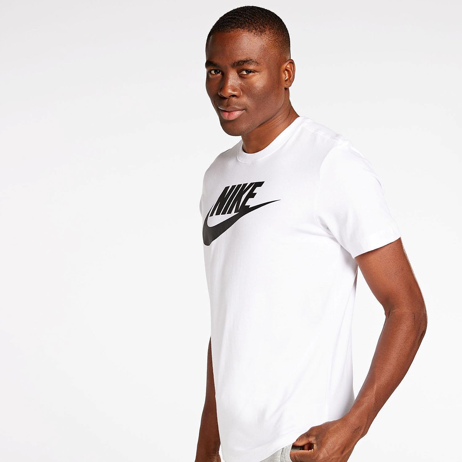 NIKE Sportswear icon futura shirt wit heren Heren