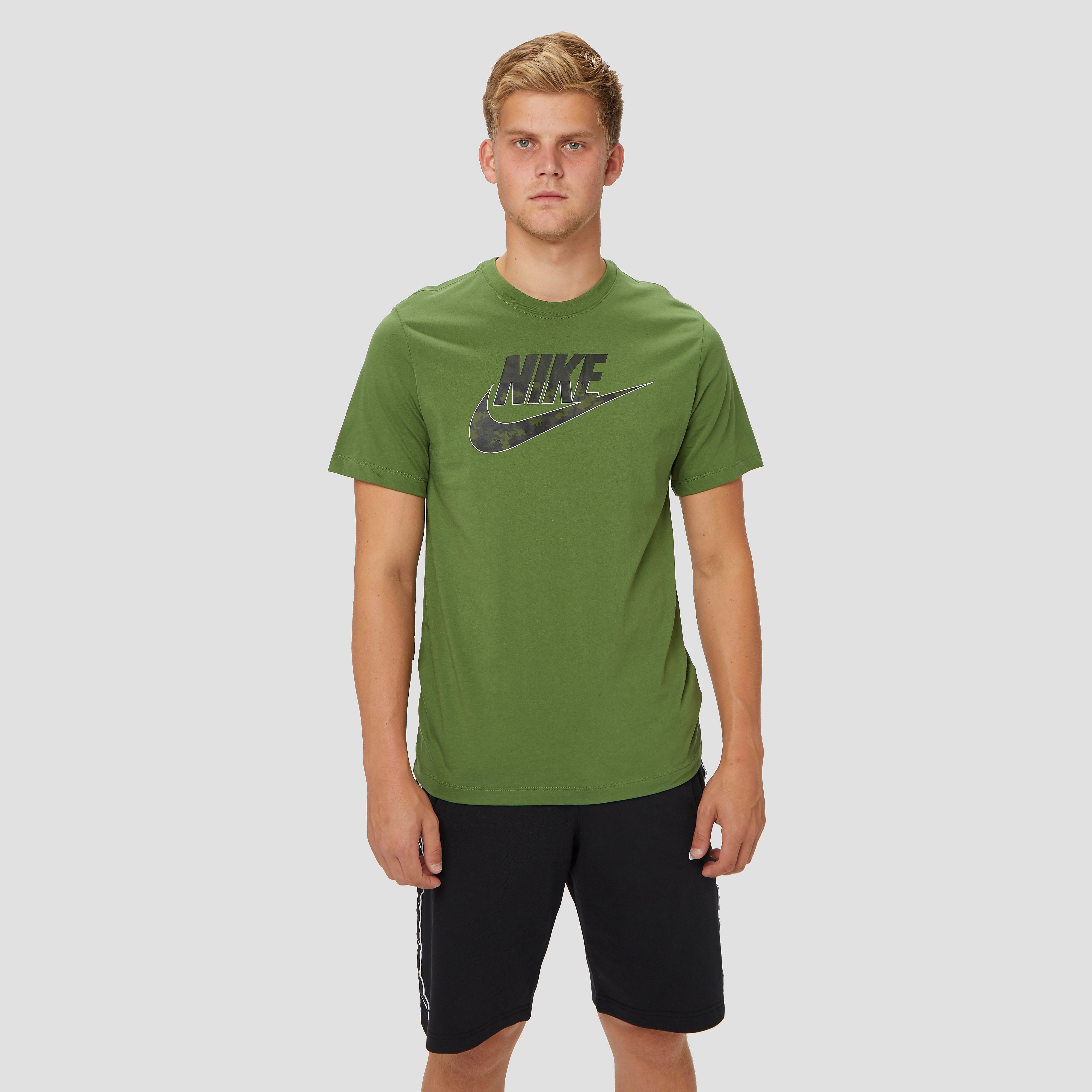 NIKE Sportswear camouflage shirt groen heren Heren