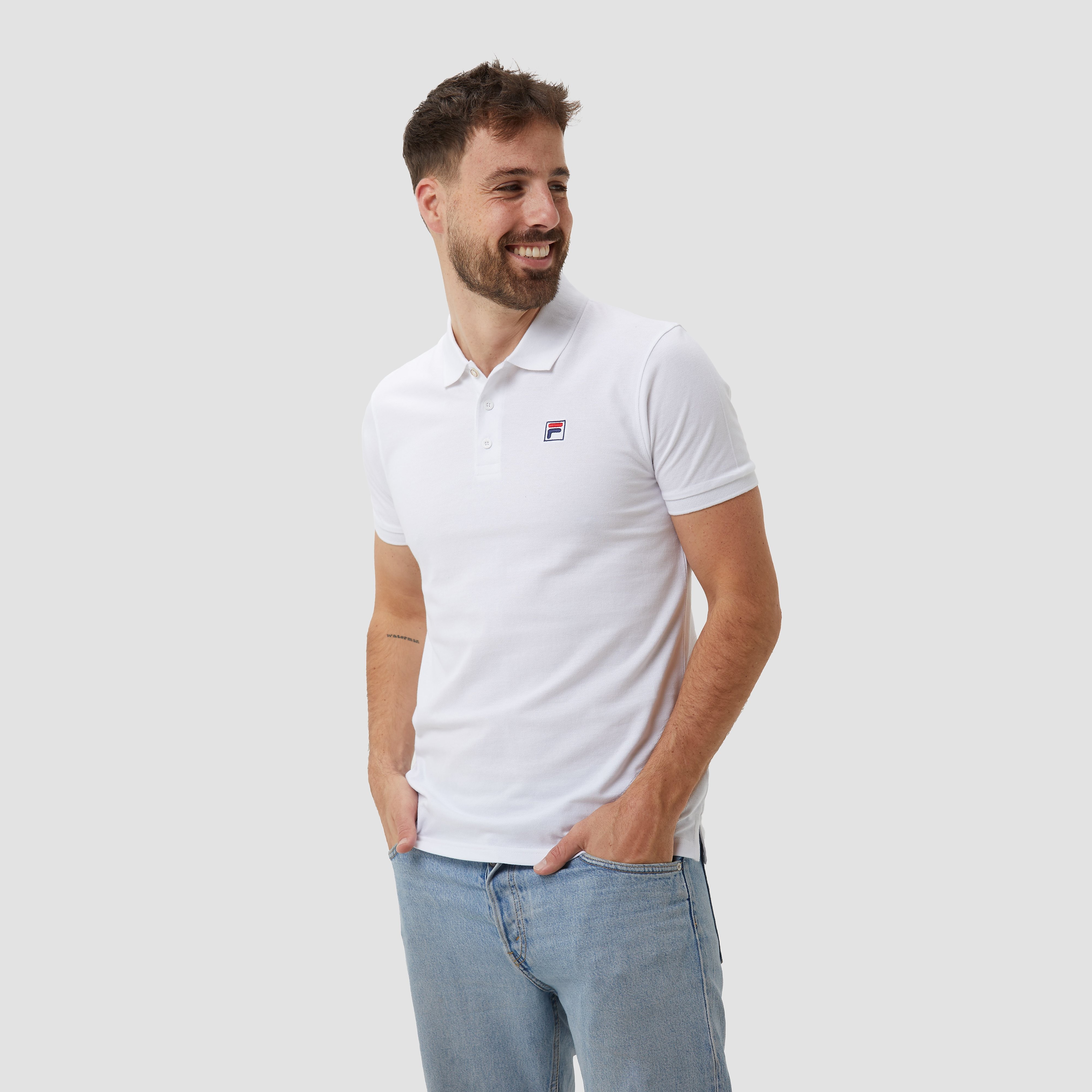 Fila Oppi Polo Wit Heren - Maat S