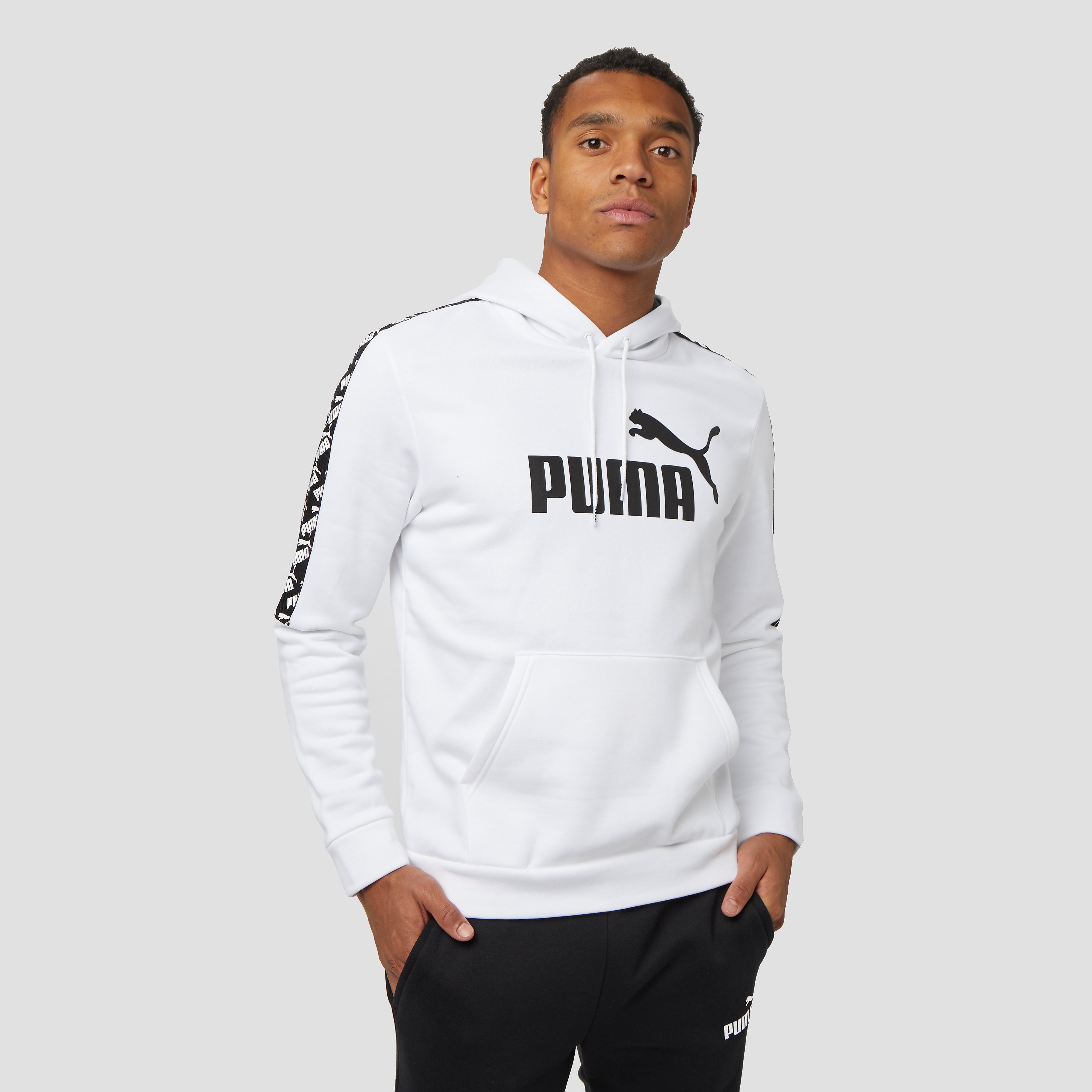 PUMA Amplified fleece trui wit heren Heren