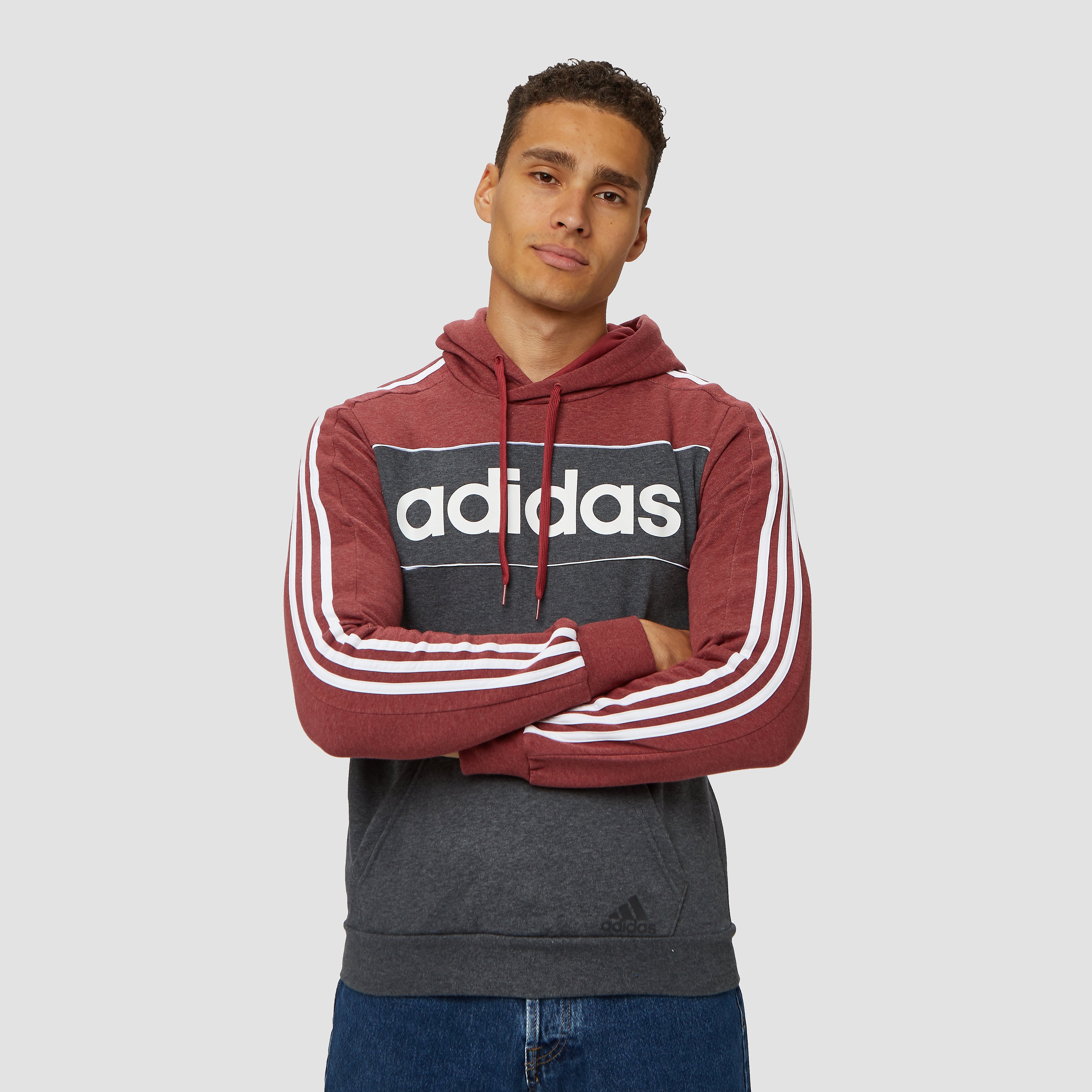 adidas Essential trui grijs/rood heren Heren